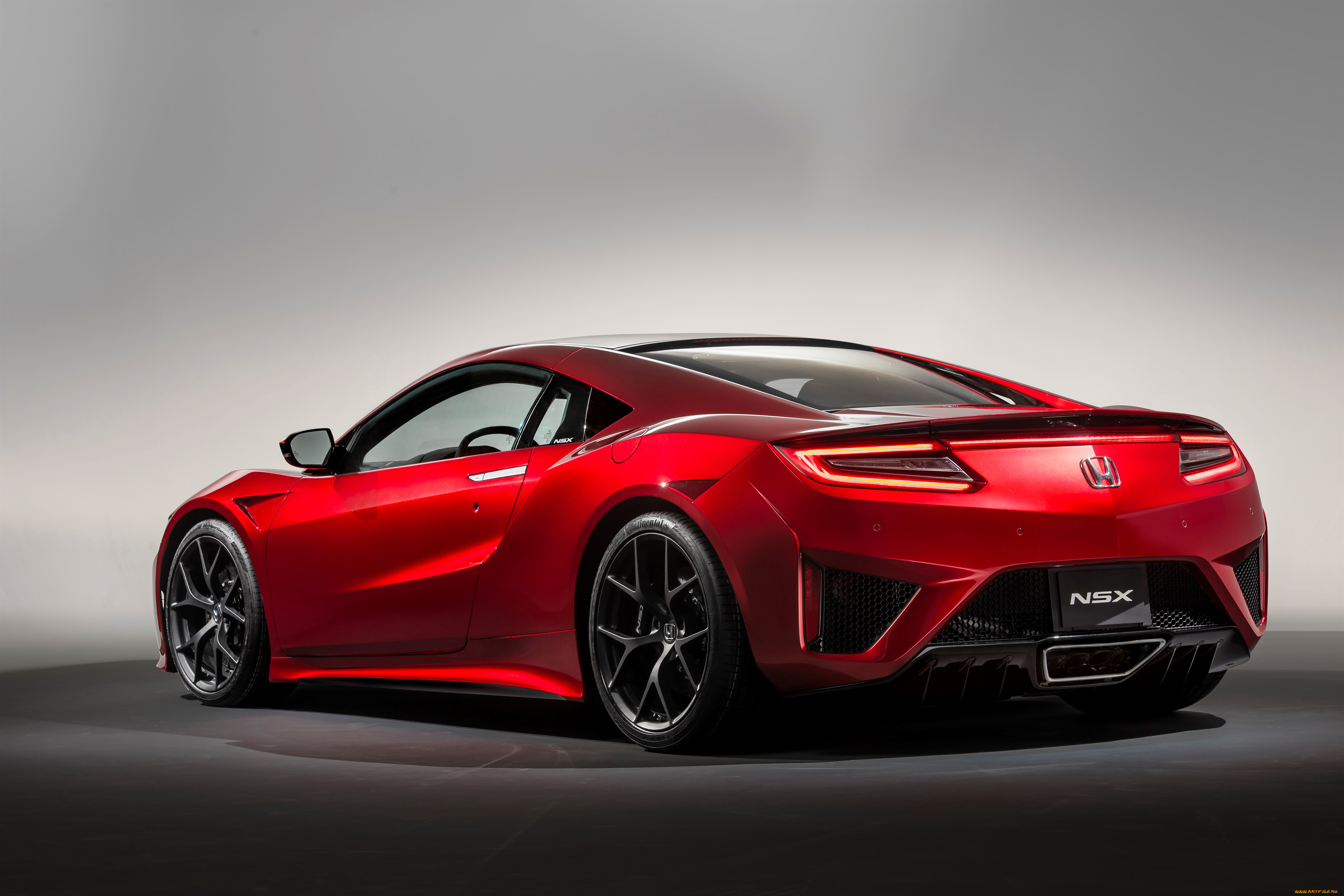 автомобили, honda, nsx, красный, 2015г