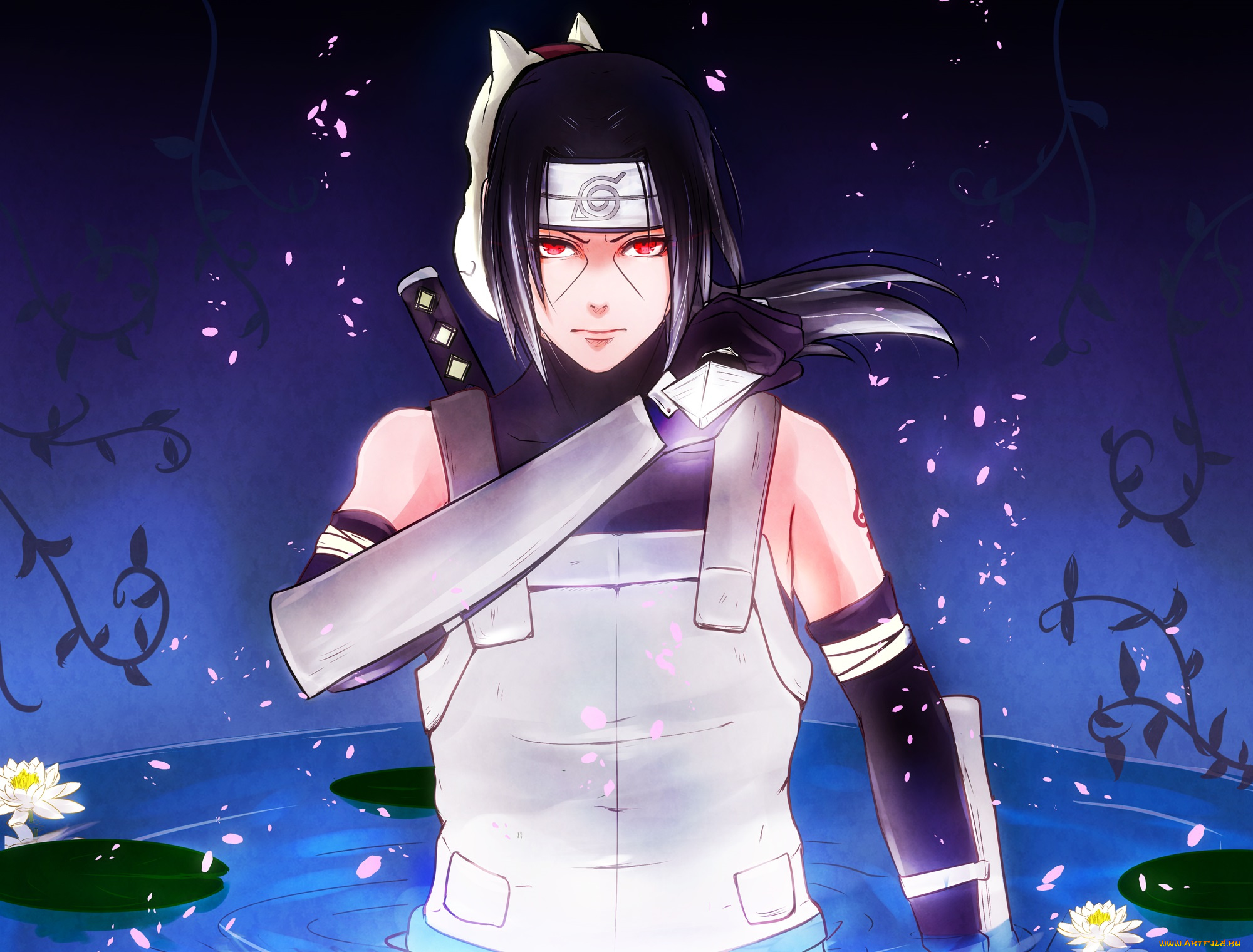 аниме, naruto, uchiha, itachi