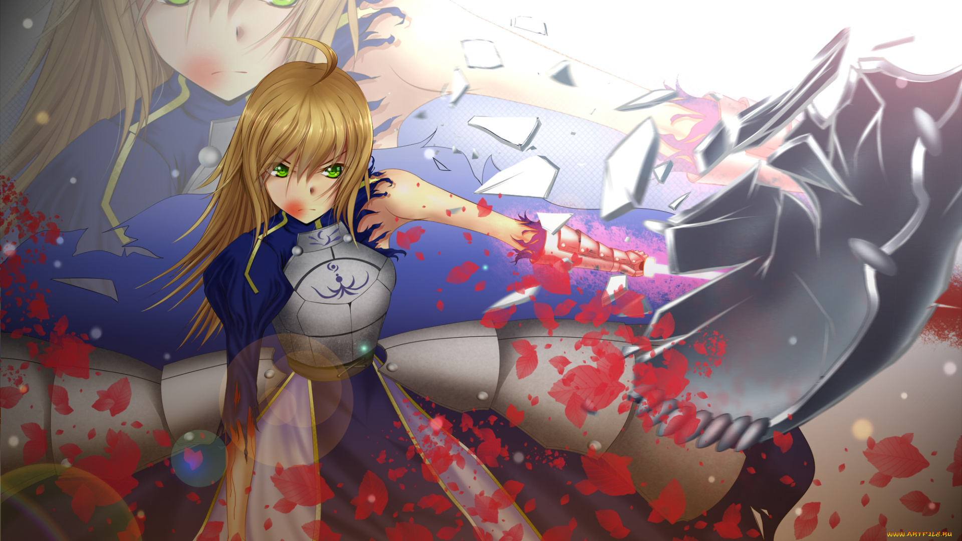 saber, аниме, fate, zero