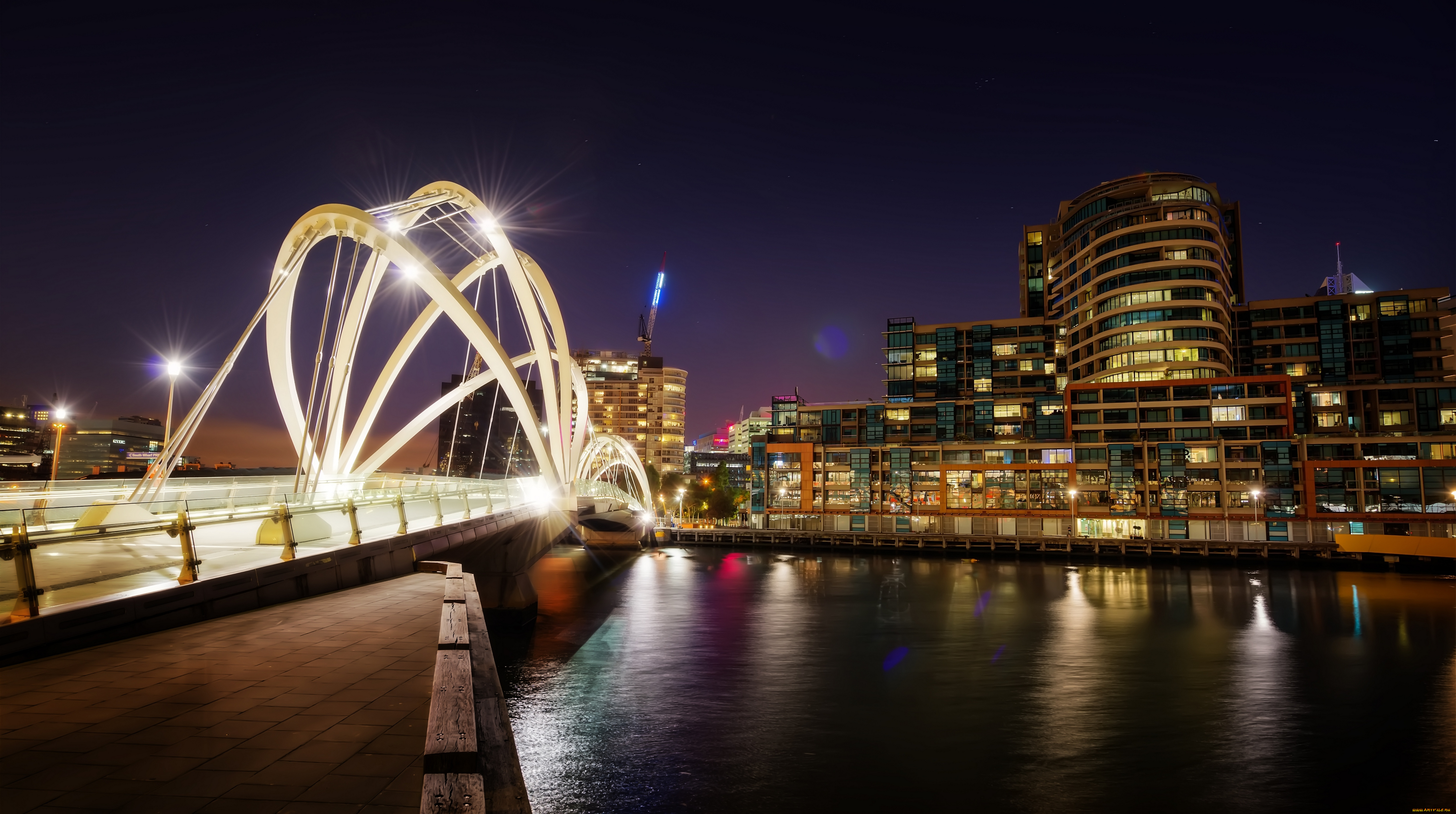 города, мосты, конструкция, мельбурн, австралия