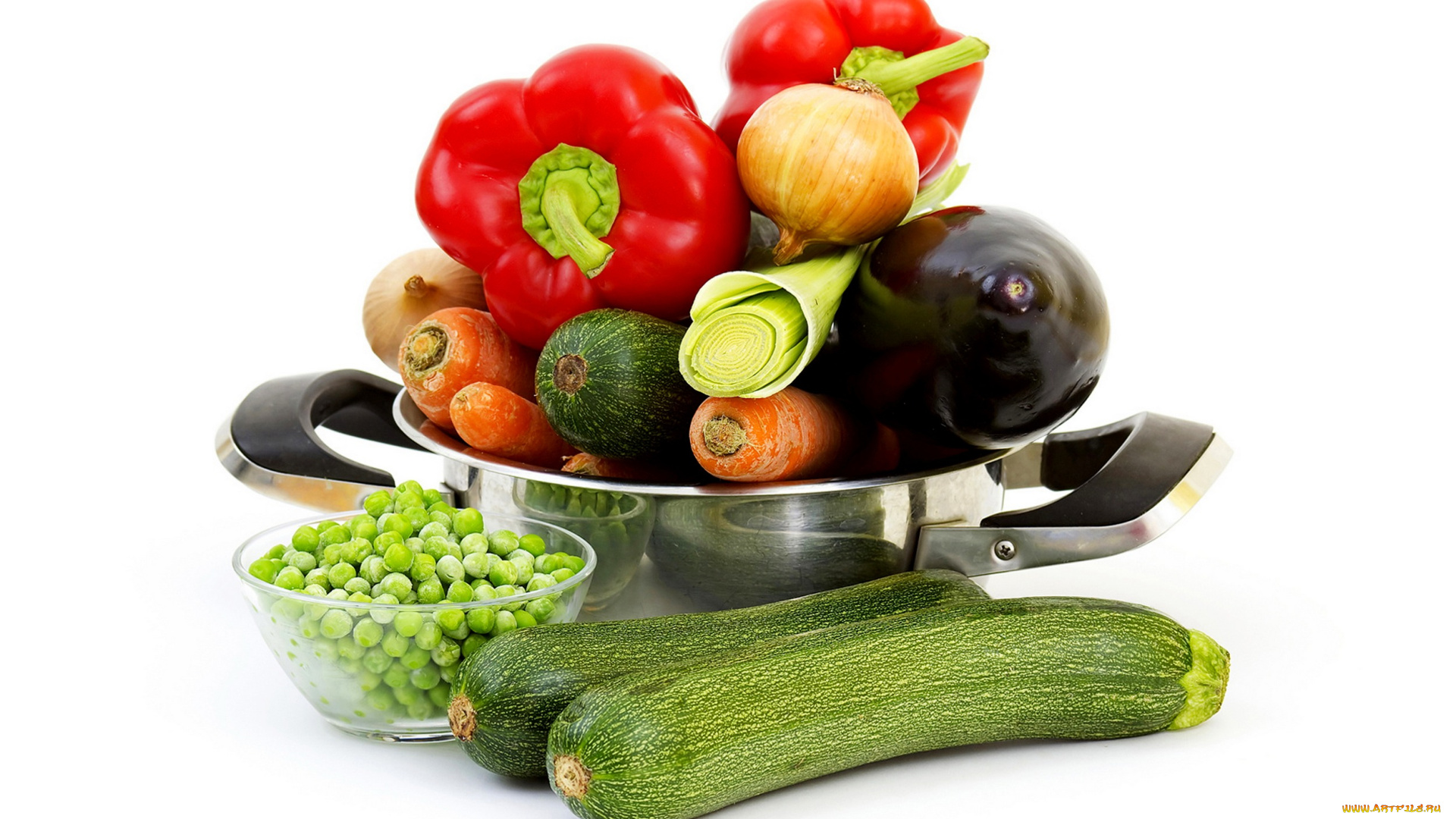 еда, овощи, белый, фон, зелень