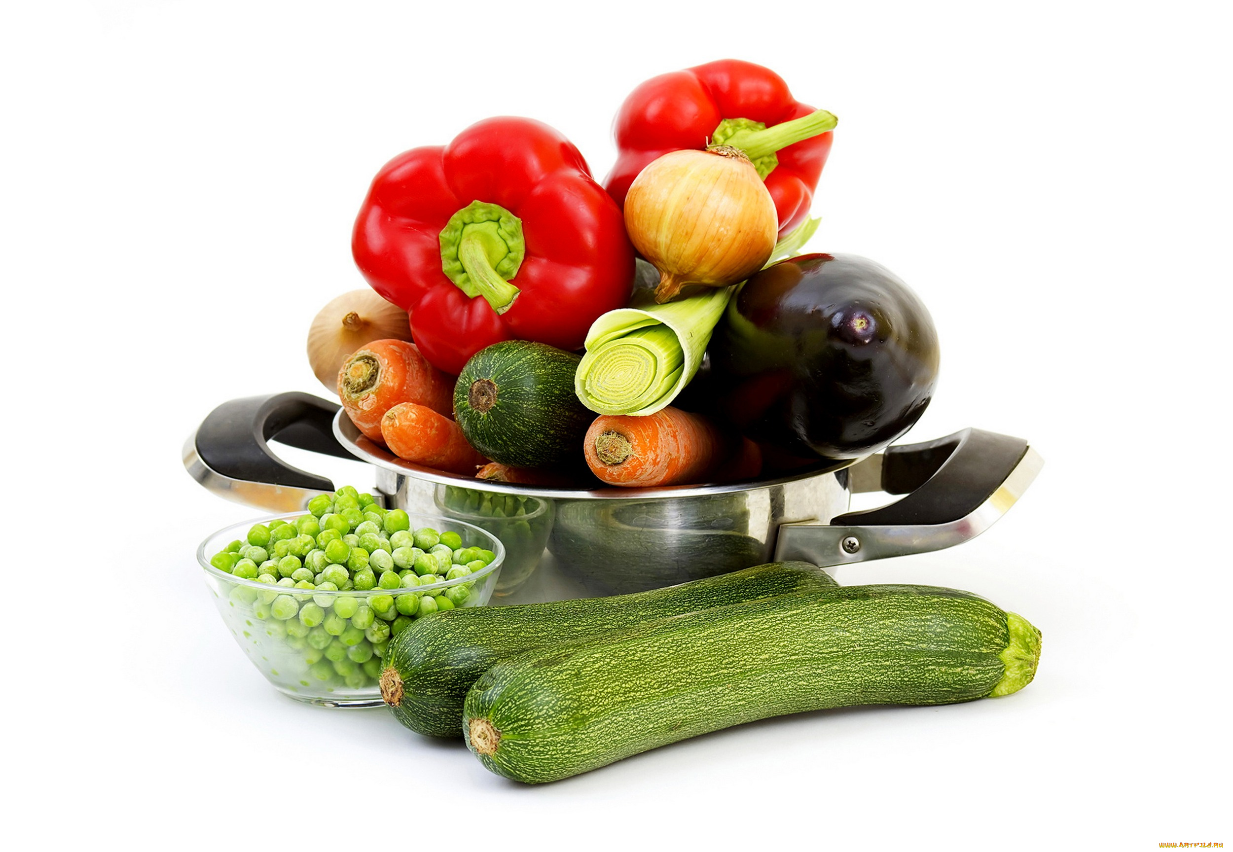 еда, овощи, белый, фон, зелень