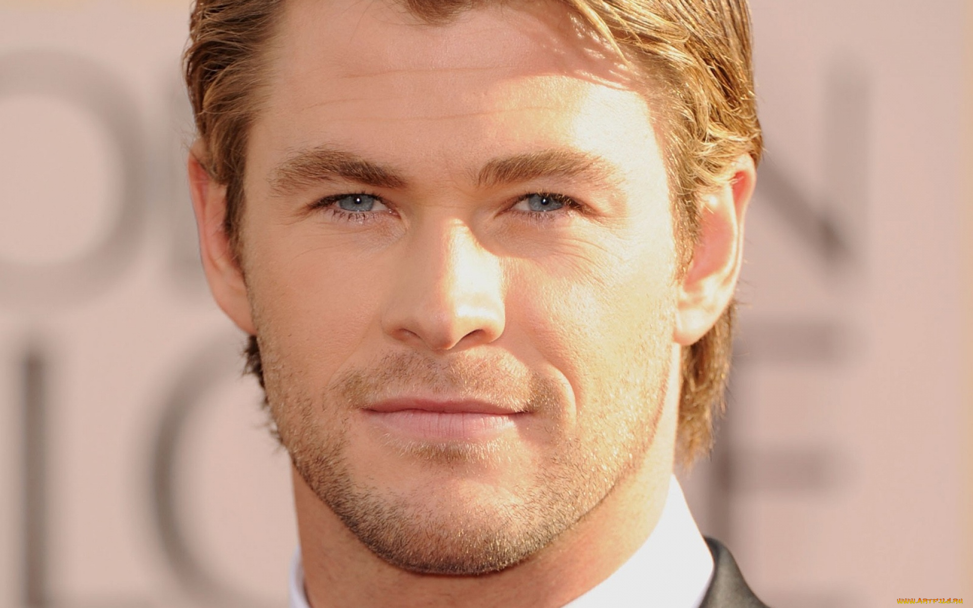 мужчины, chris, hemsworth, взгляд