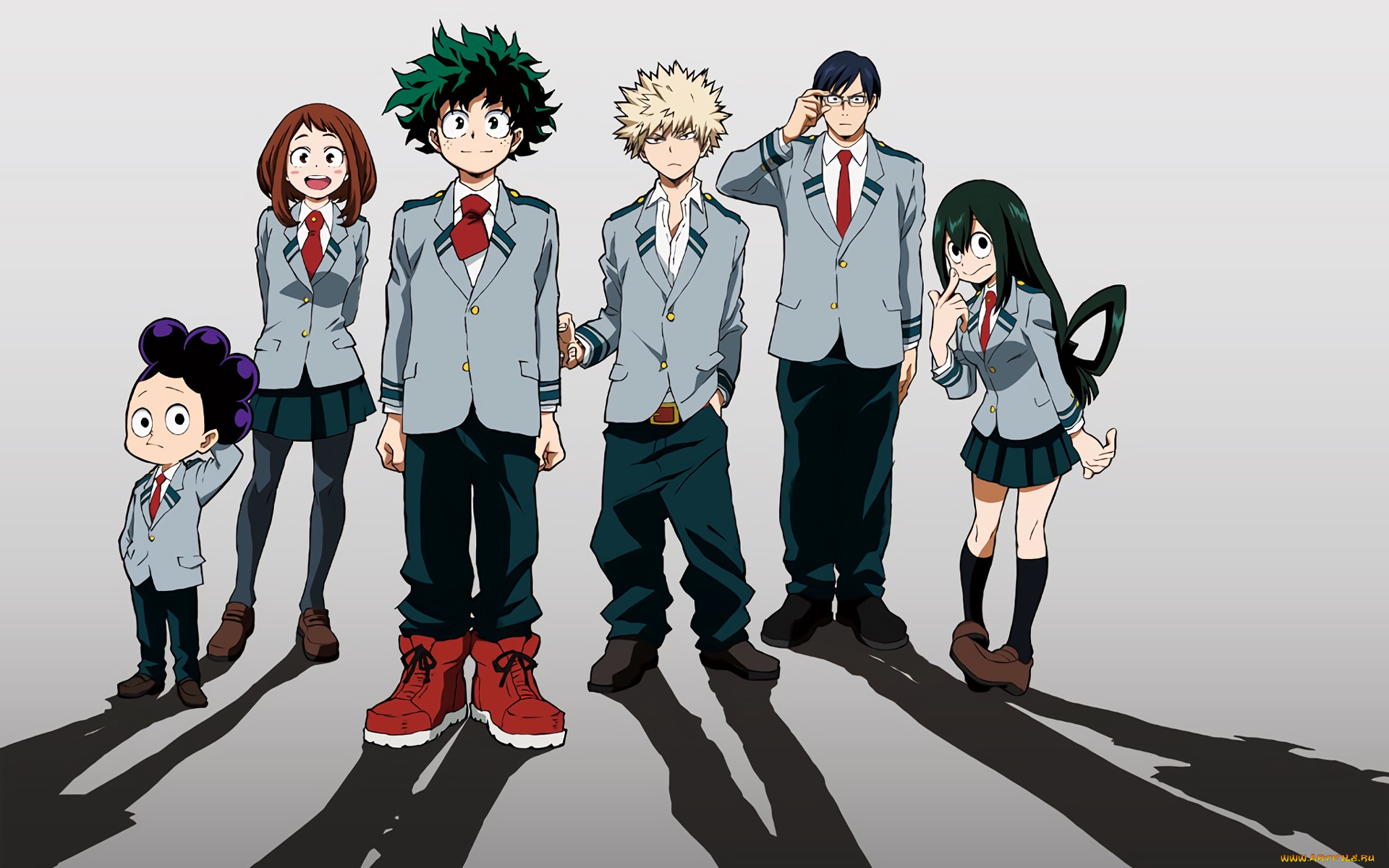 аниме, boku, no, hero, academia, персонажи