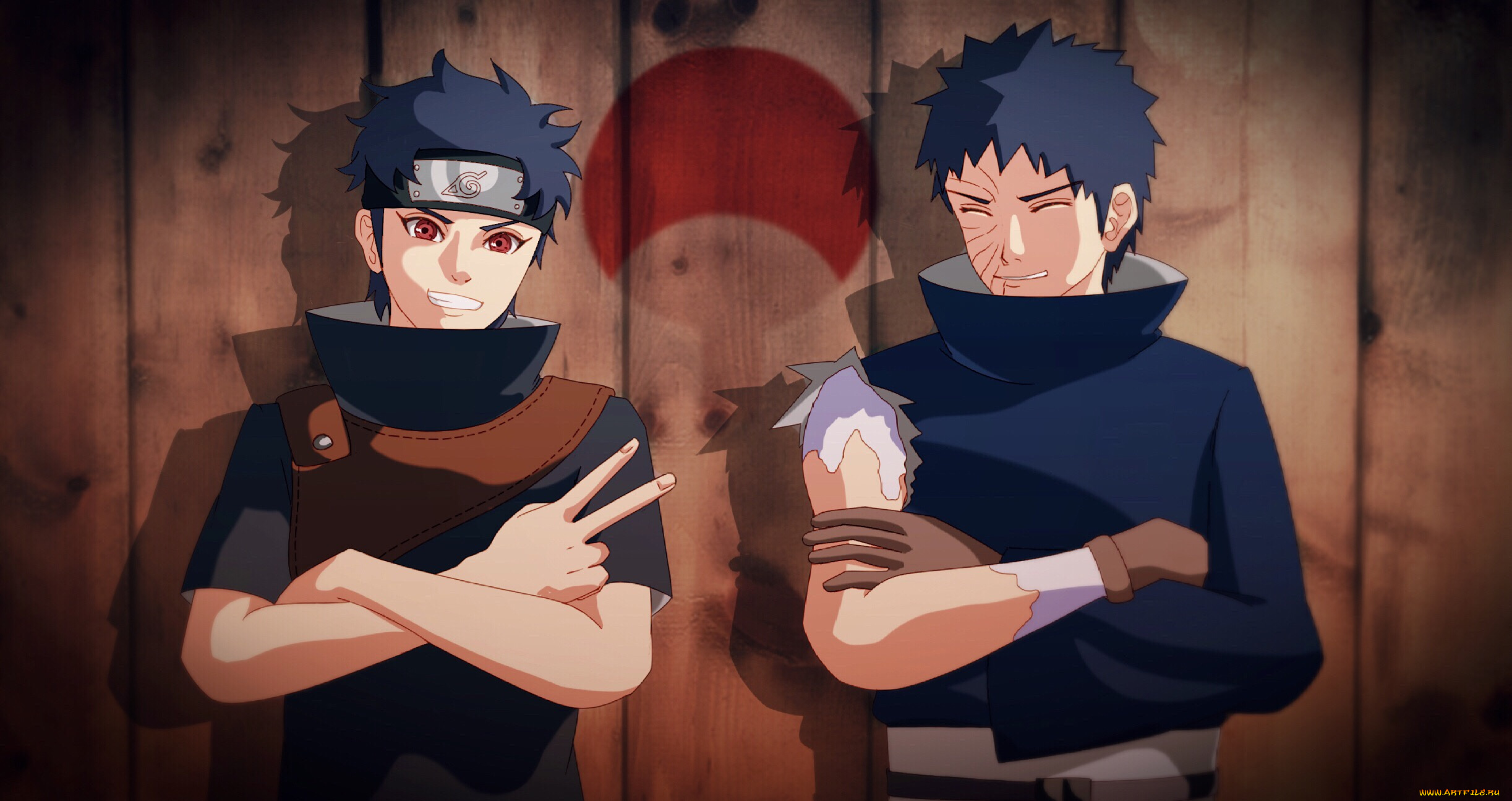 аниме, naruto, uchiha, symbol, art, shisui, obito, sharingan