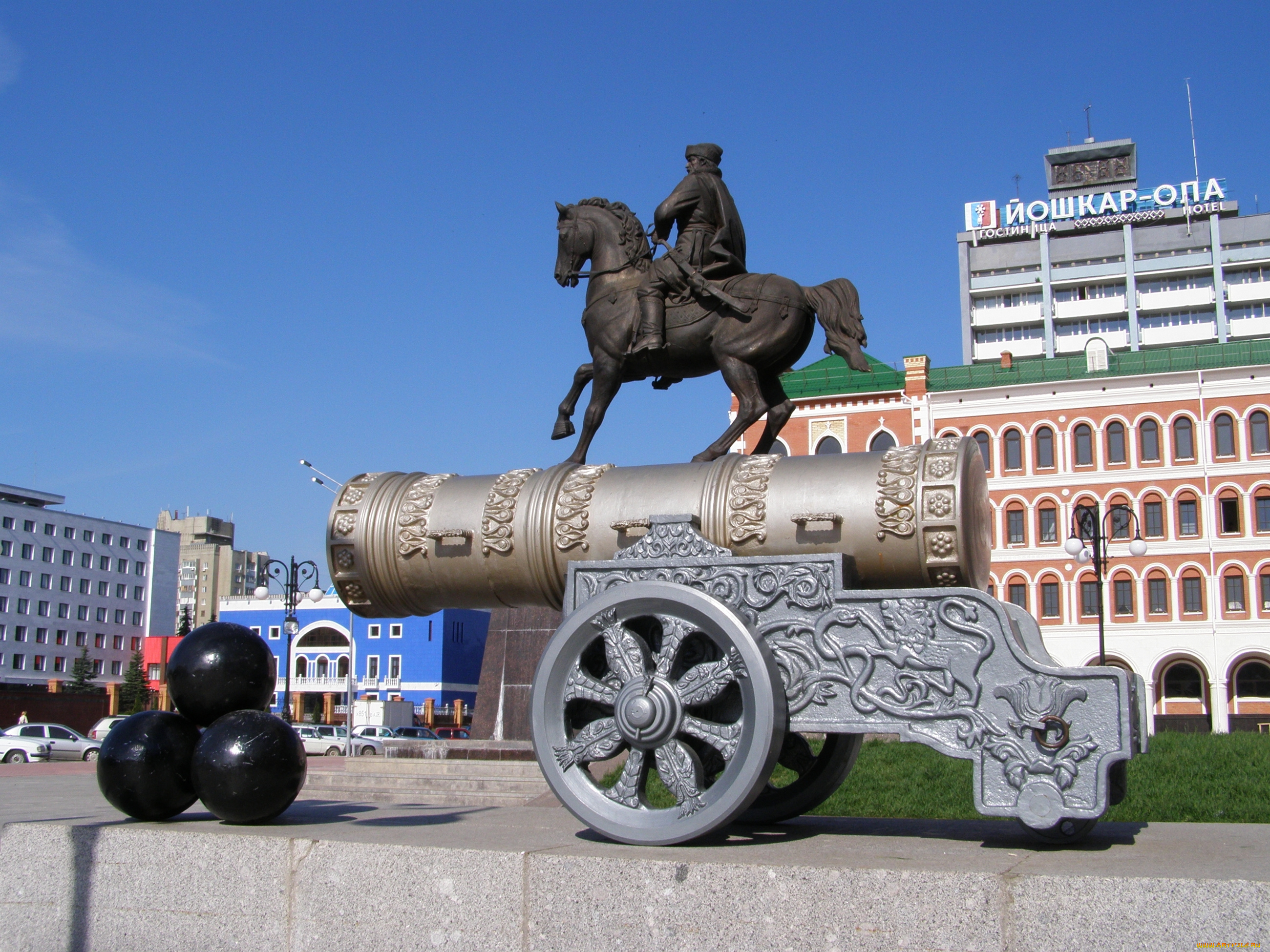 йошкар-ола, города, -, памятники, , скульптуры, , арт-объекты, город, россия, памятники, здание