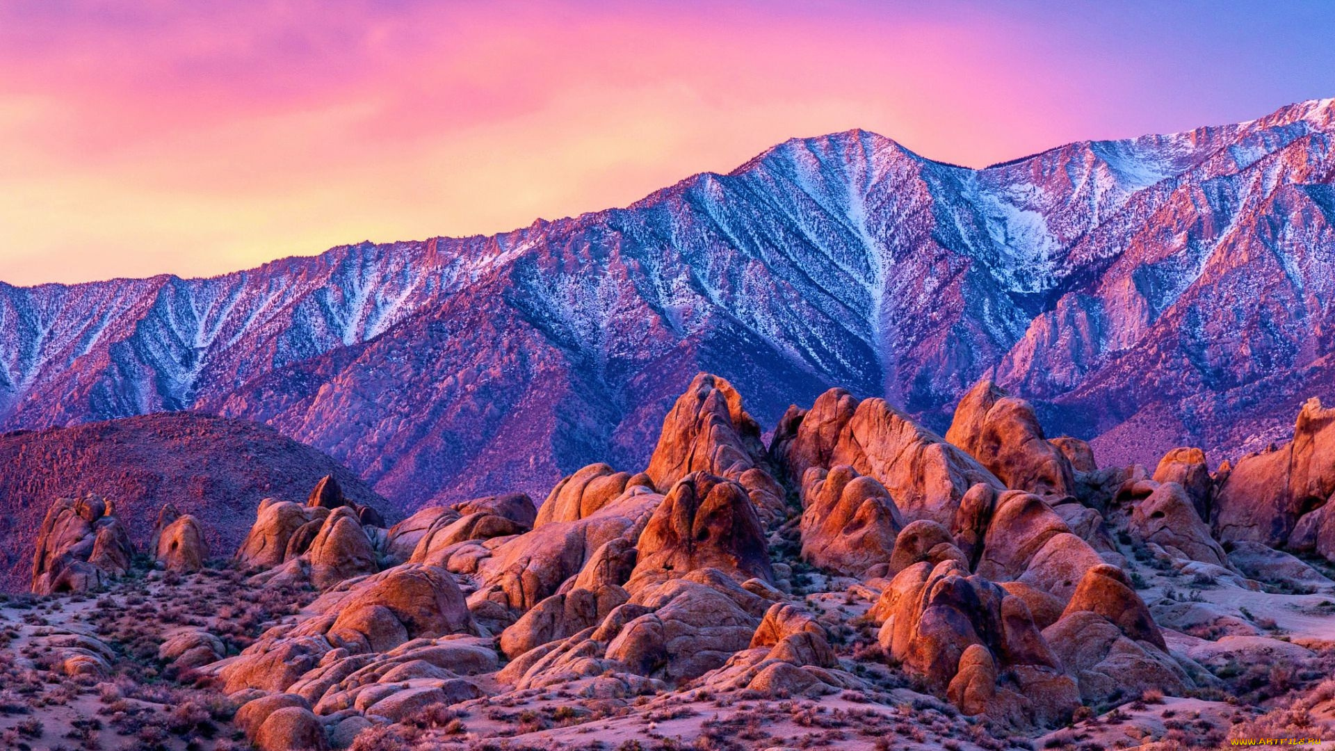 alabama, hills, eastern, sierra, california, природа, горы, alabama, hills, eastern, sierra