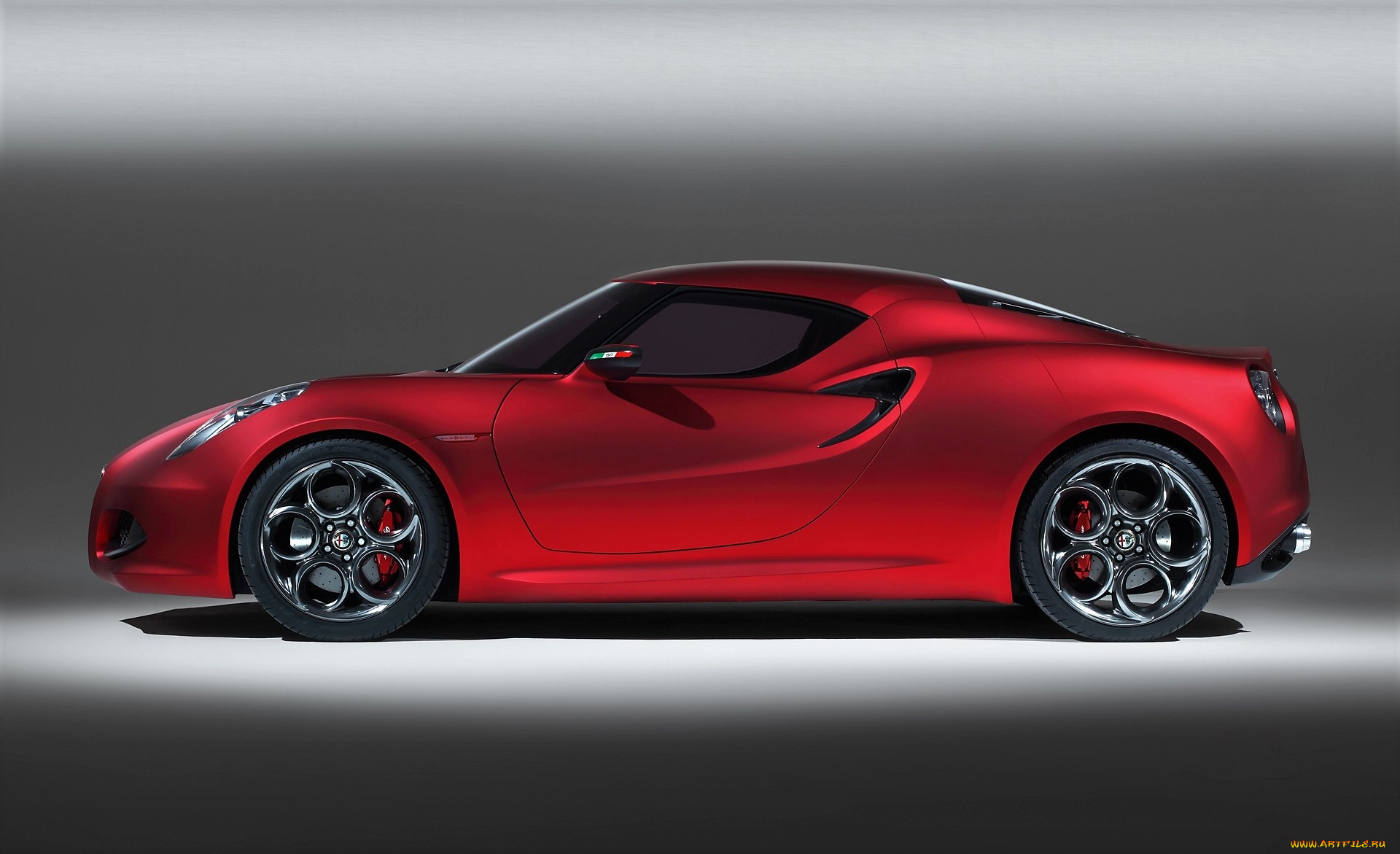 alfa, romeo, 4c, concept, 2011, автомобили, alfa, romeo, красный