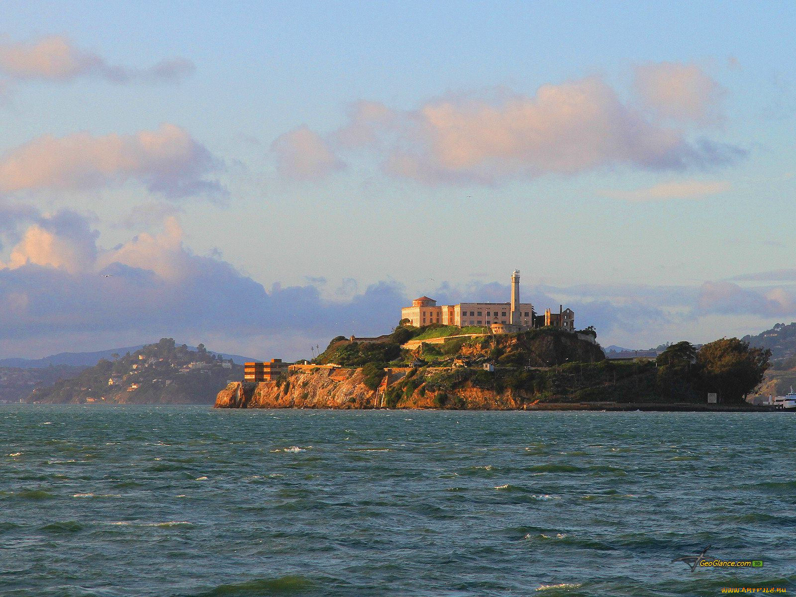 alcatraz, города, сан, франциско, сша