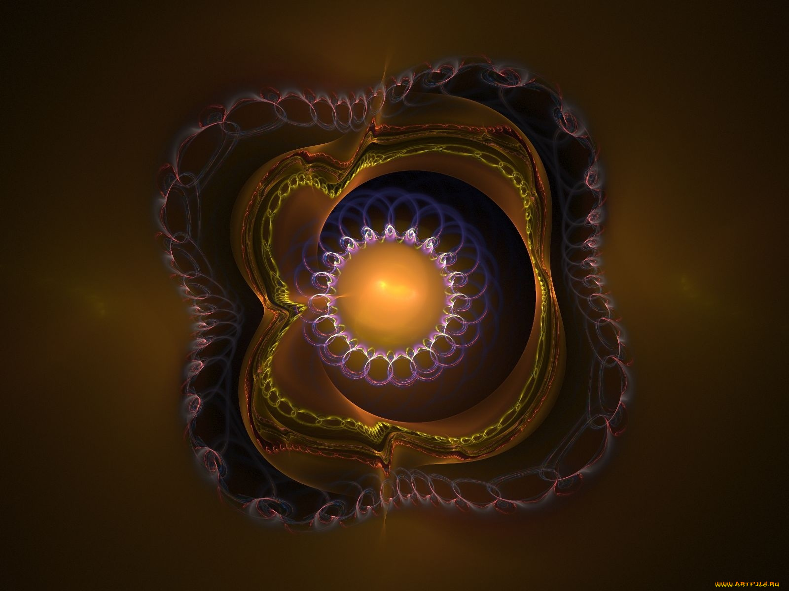 3д, графика, fractal, фракталы, фон, цвета, узор