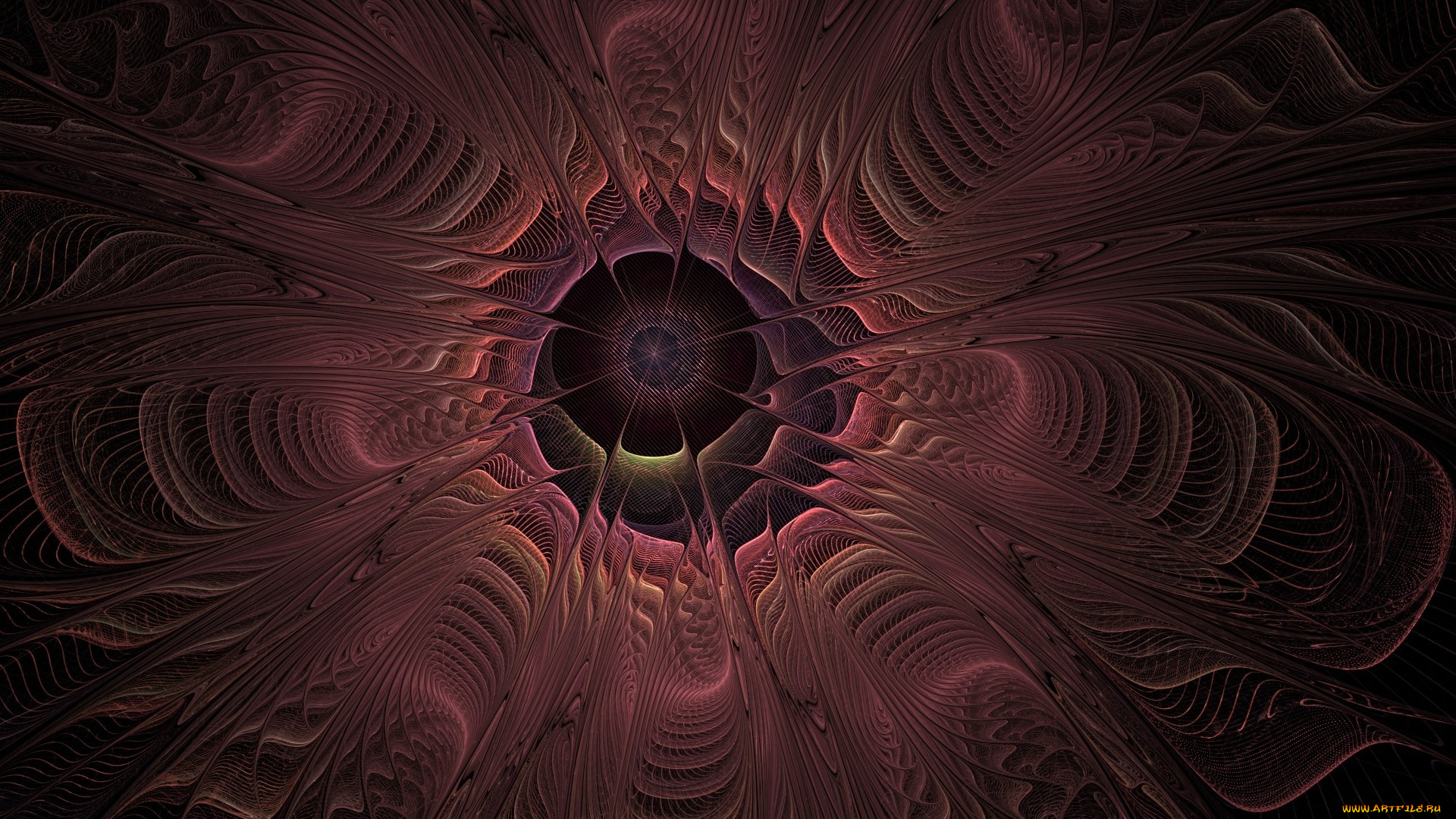 3д, графика, fractal, фракталы, фон, цвета, узор