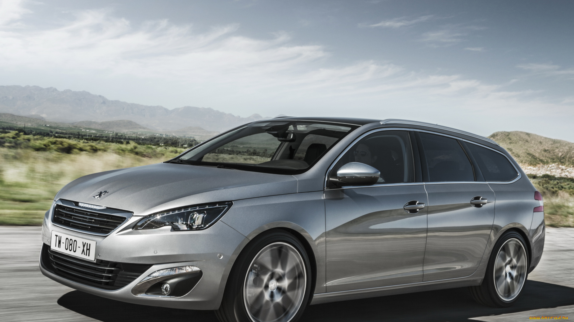 автомобили, peugeot, 3008, hybrid4, 2013, серый