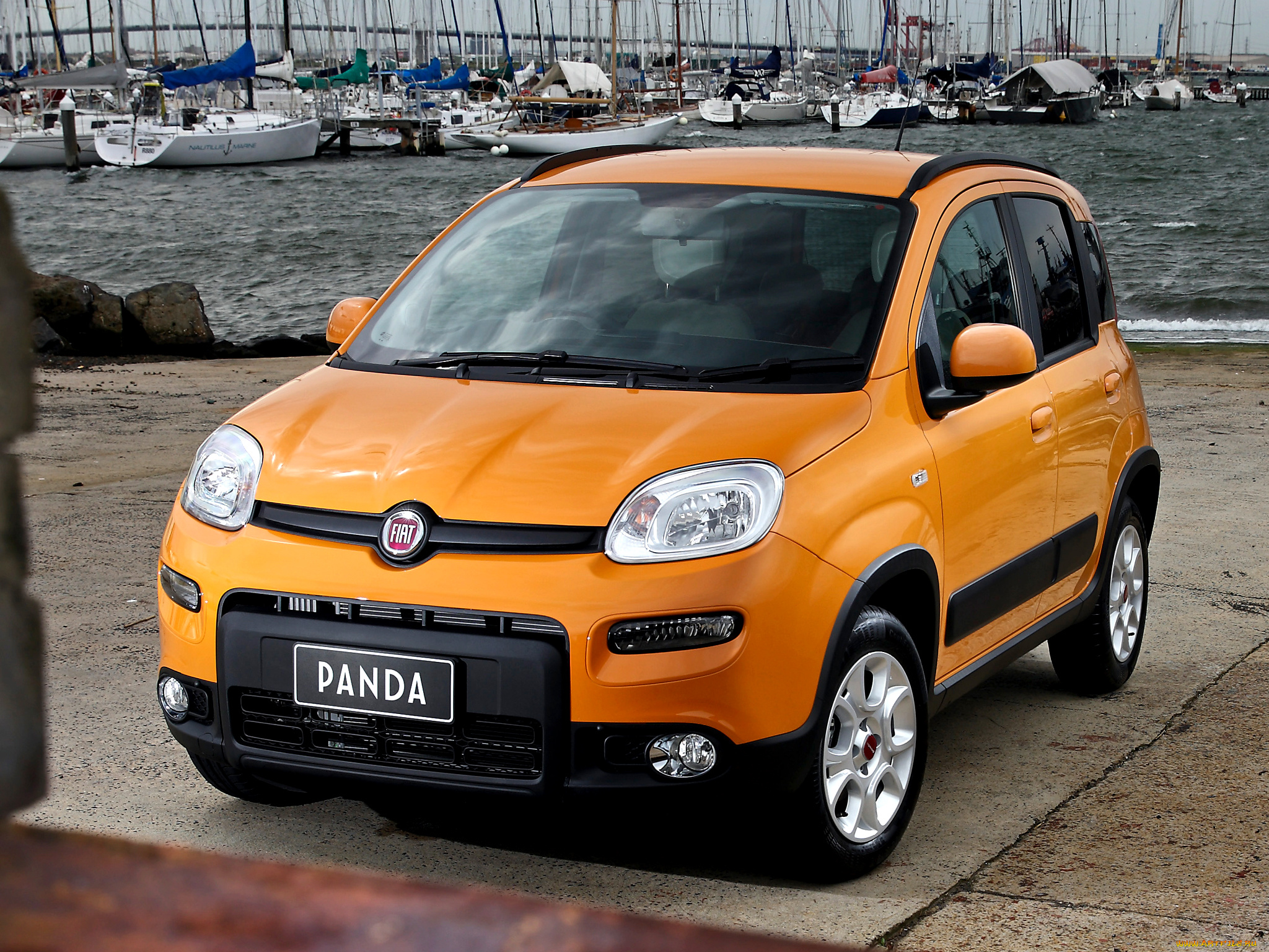 автомобили, fiat, panda, желтый, 2013, au-spec, 319, trekking