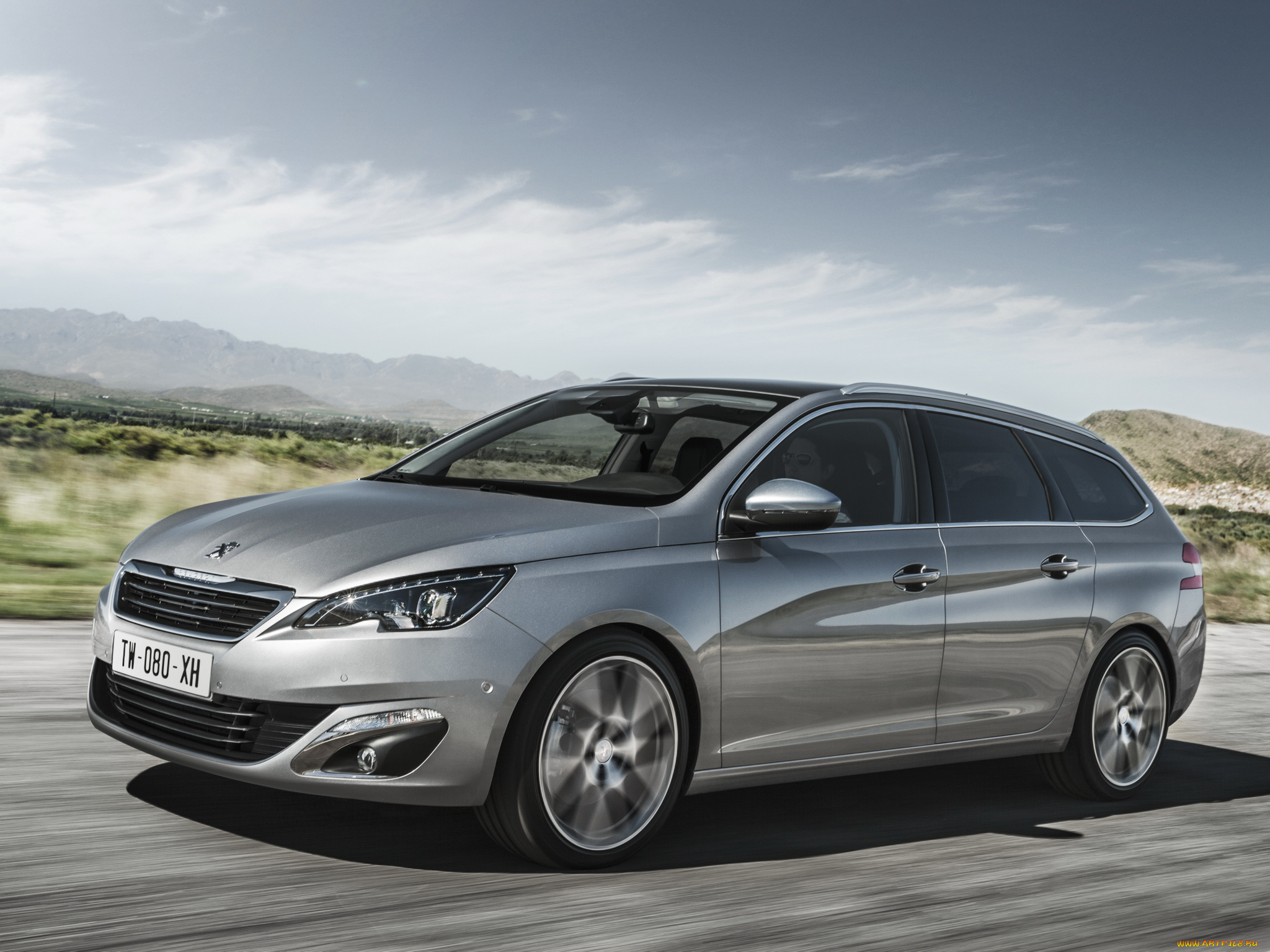 автомобили, peugeot, 3008, hybrid4, 2013, серый