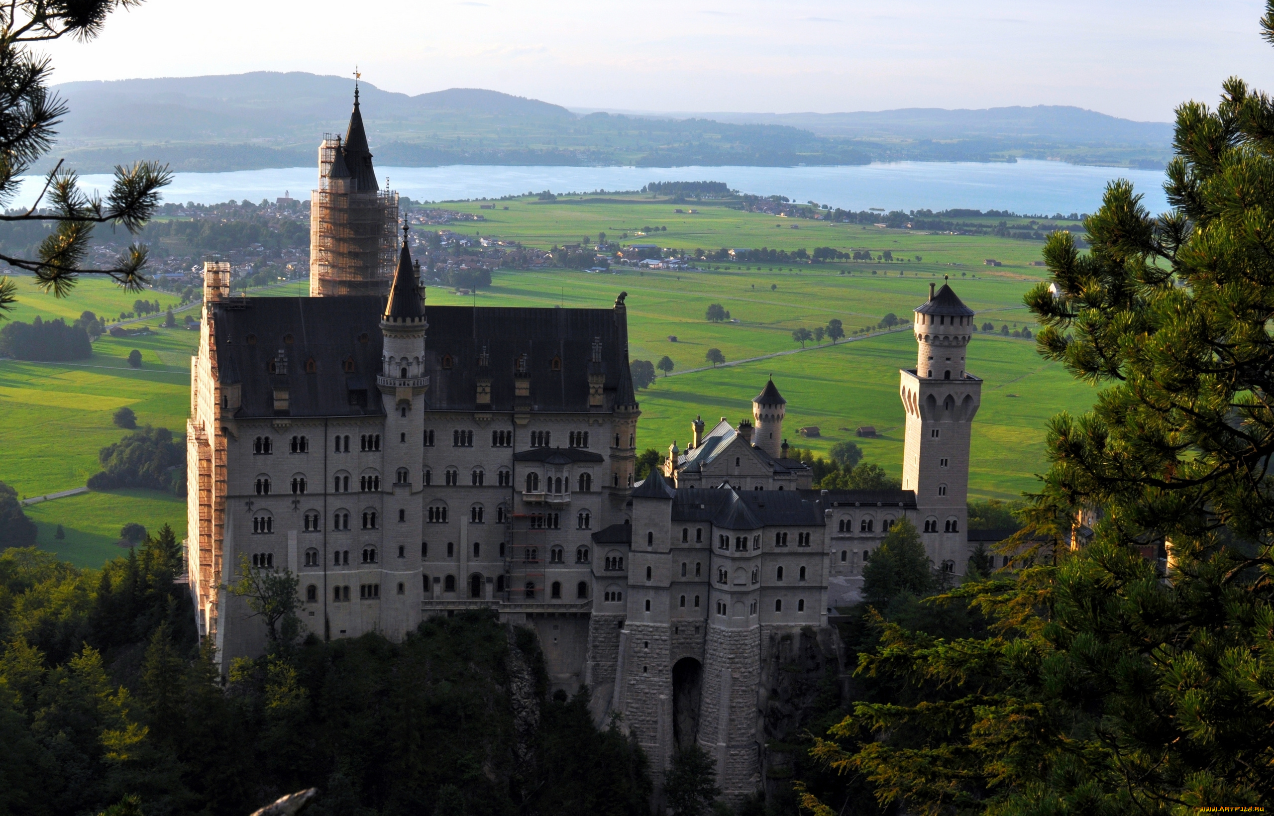 города, замок, нойшванштайн, , германия, bavaria, germany, neuschwanstein, castle