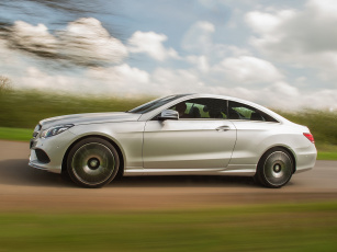 Картинка автомобили mercedes-benz светлый 2013г c207 uk-spec package e 400 coupe amg sports