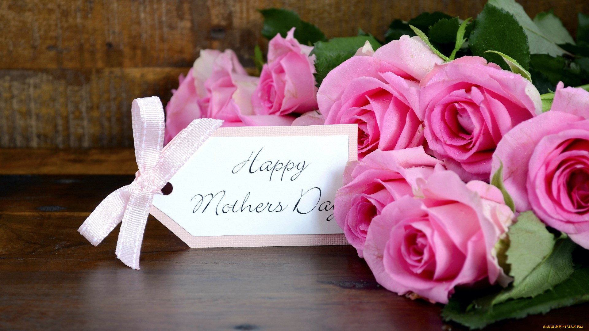 праздничные, день, матери, пожелание, надпись, розы