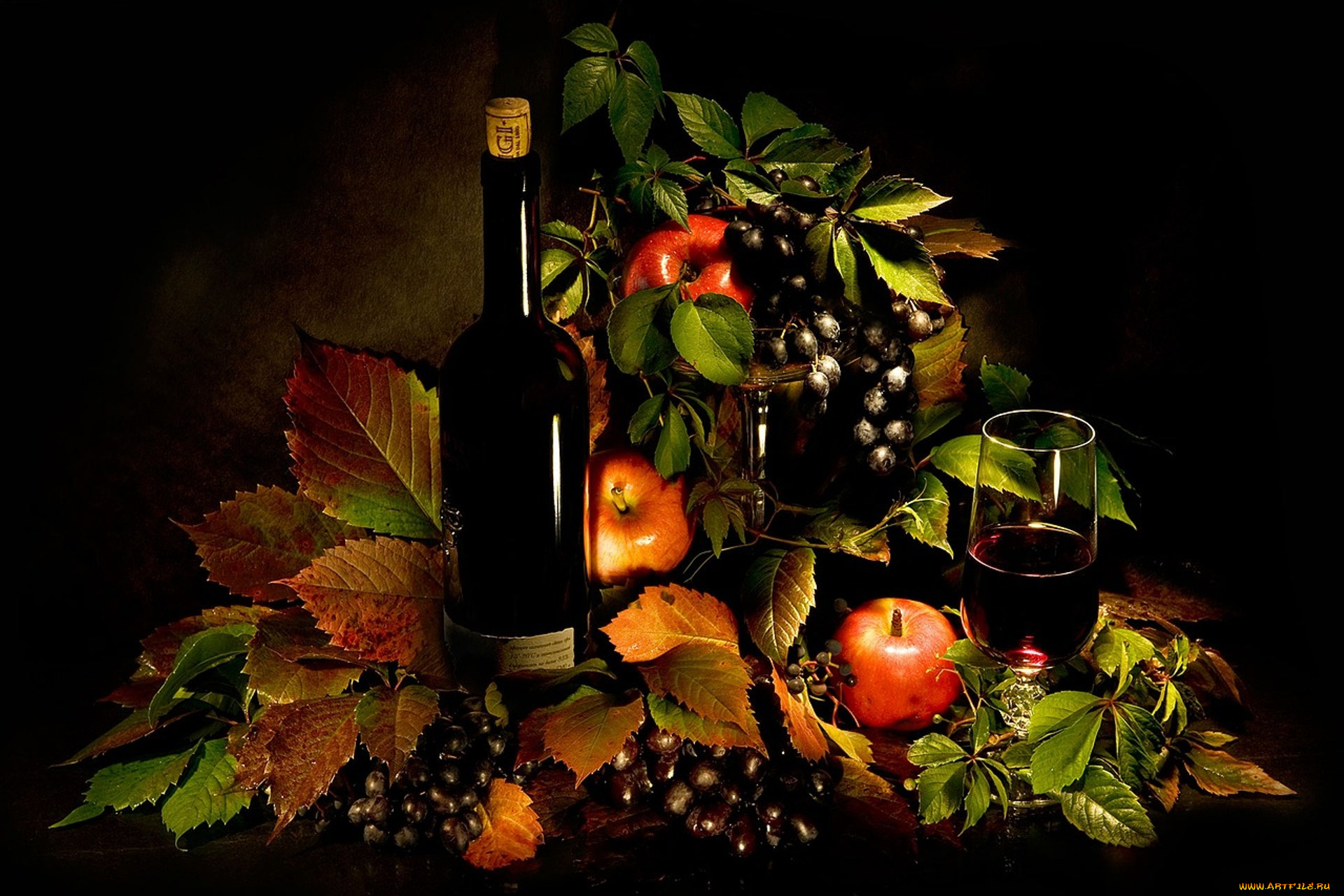 еда, напитки, , вино, виноград, вино, яблоко, натюрморт
