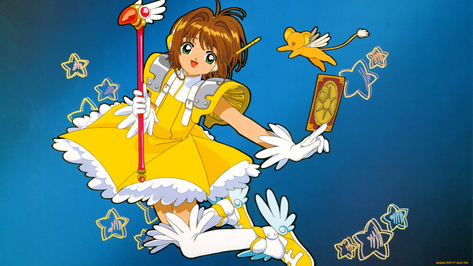 аниме, card, captor, sakura, сакура, собирательница, карт