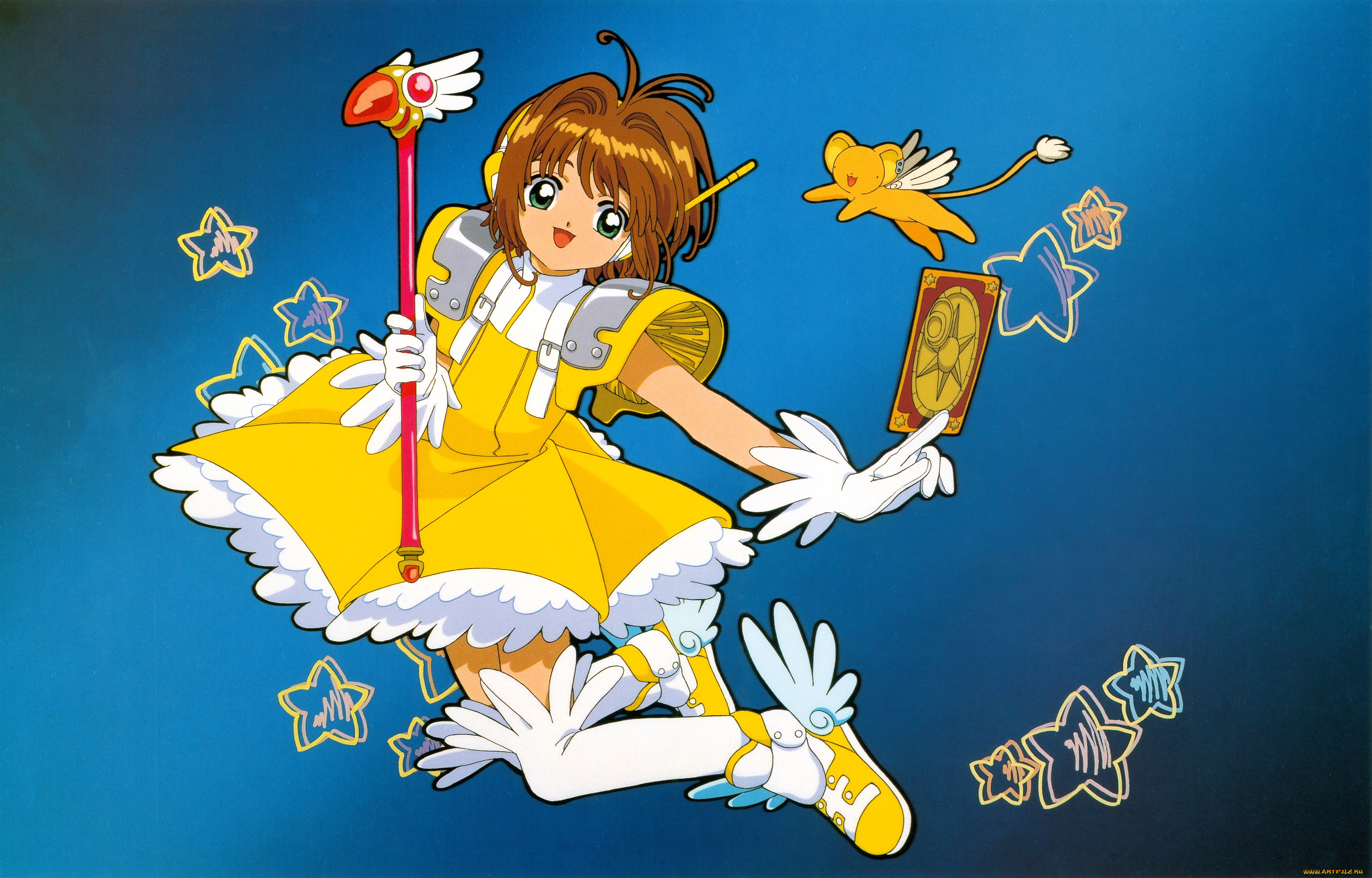 аниме, card, captor, sakura, сакура, собирательница, карт