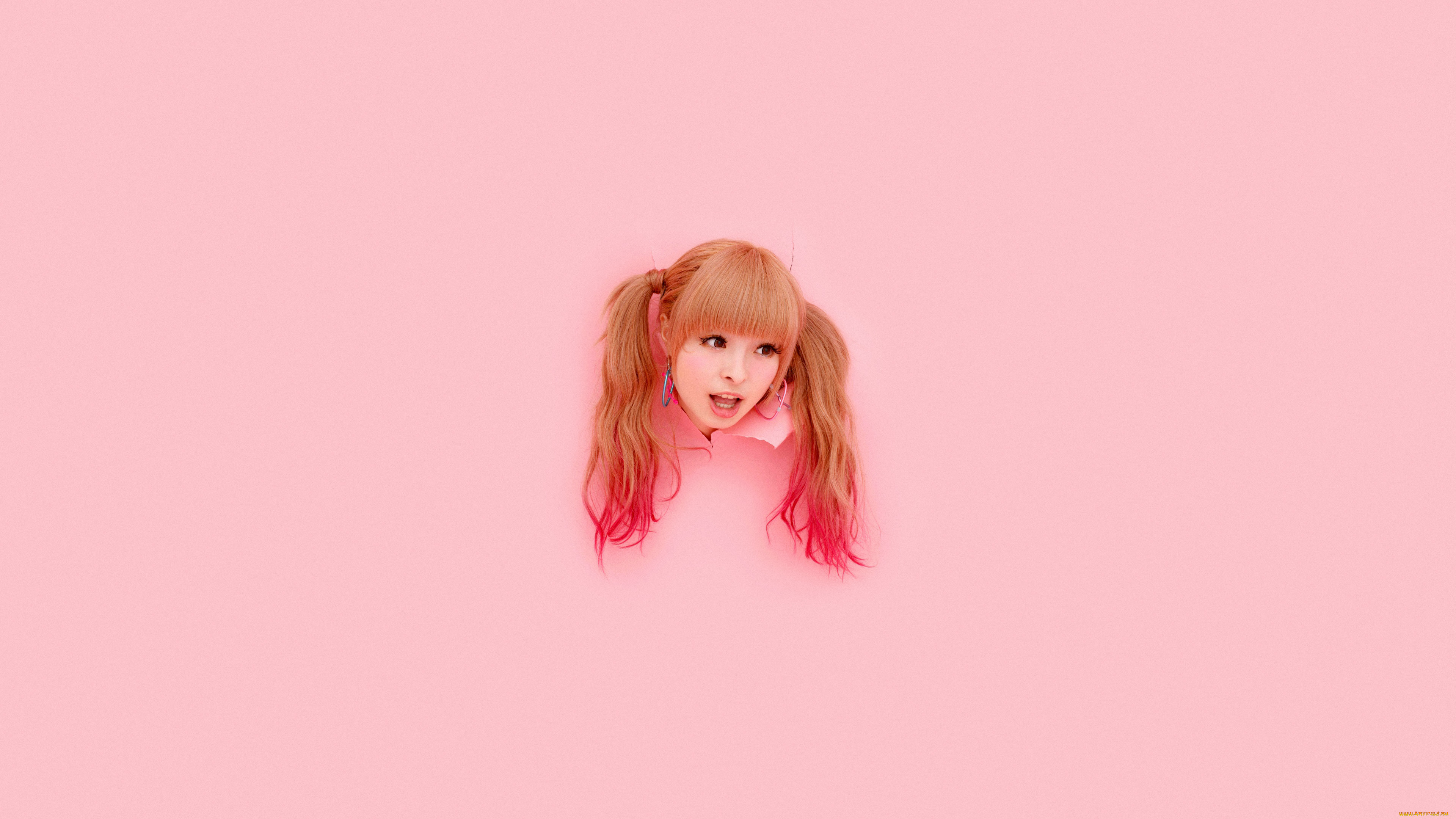 музыка, -, k-pop, singer, pink, hair, kyary, pamyu