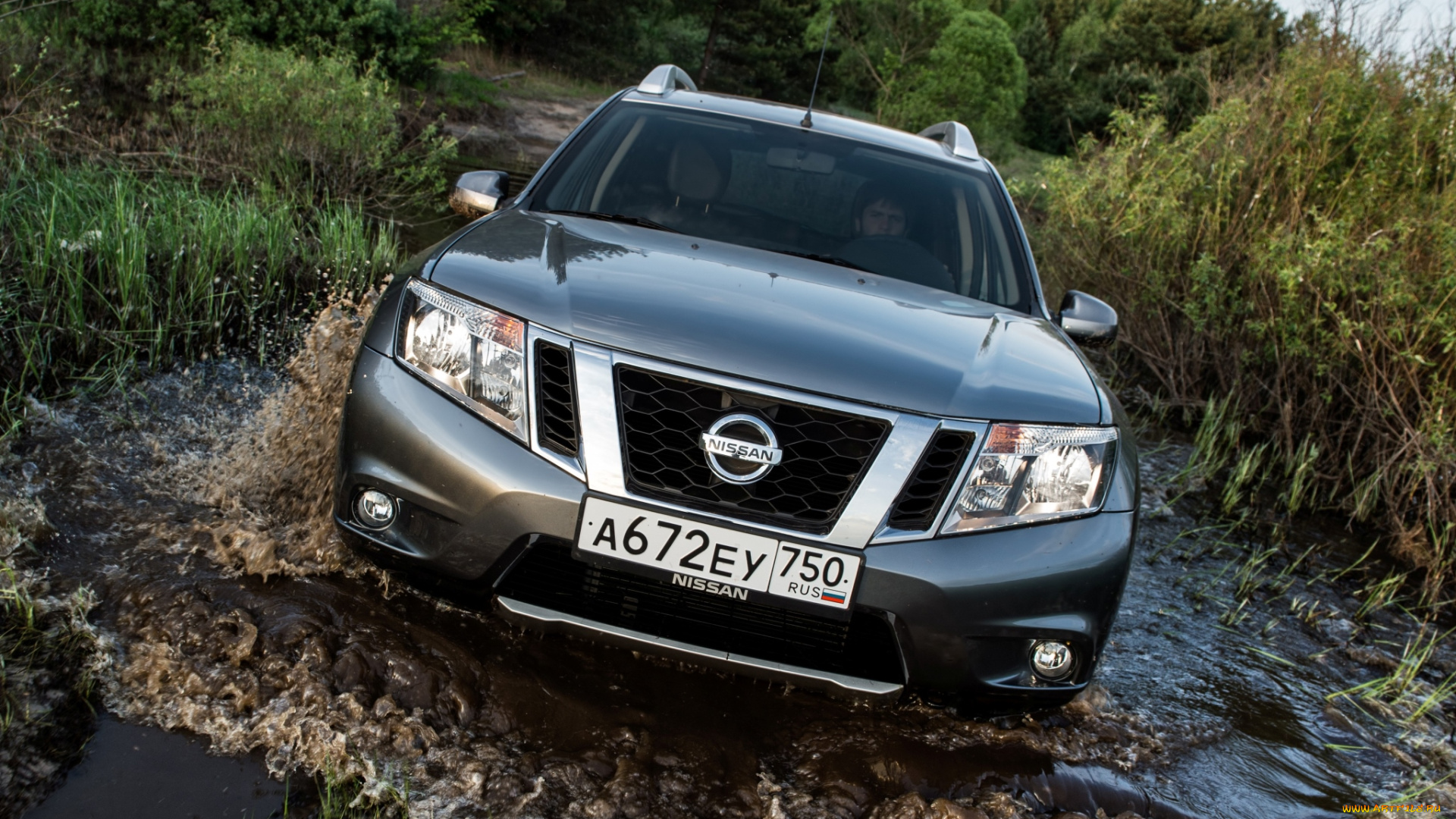 автомобили, nissan, datsun, terrano, ru-spec, 2014г, темный