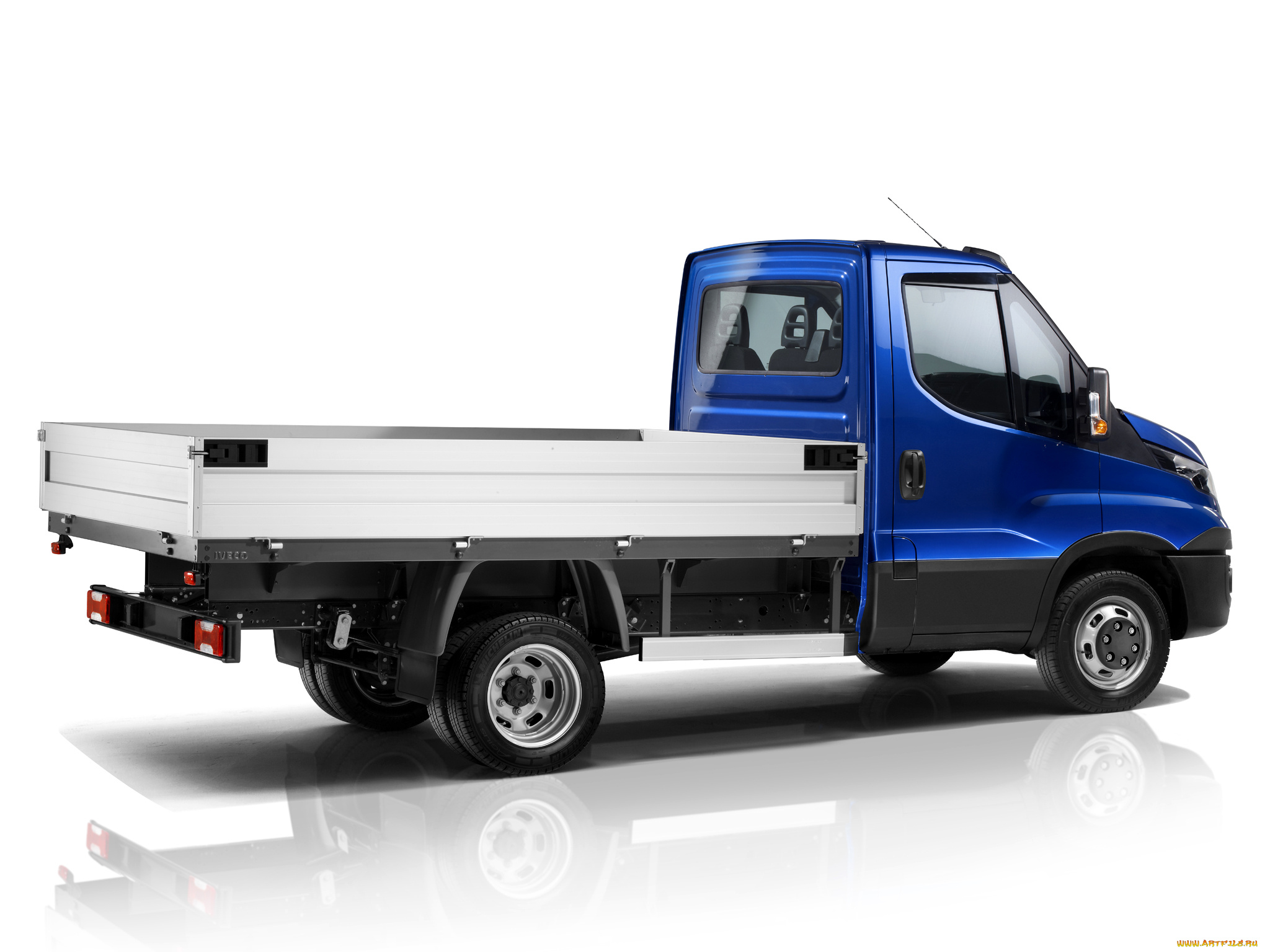 автомобили, iveco, синий, 2014, cab, chassis, daily, 35