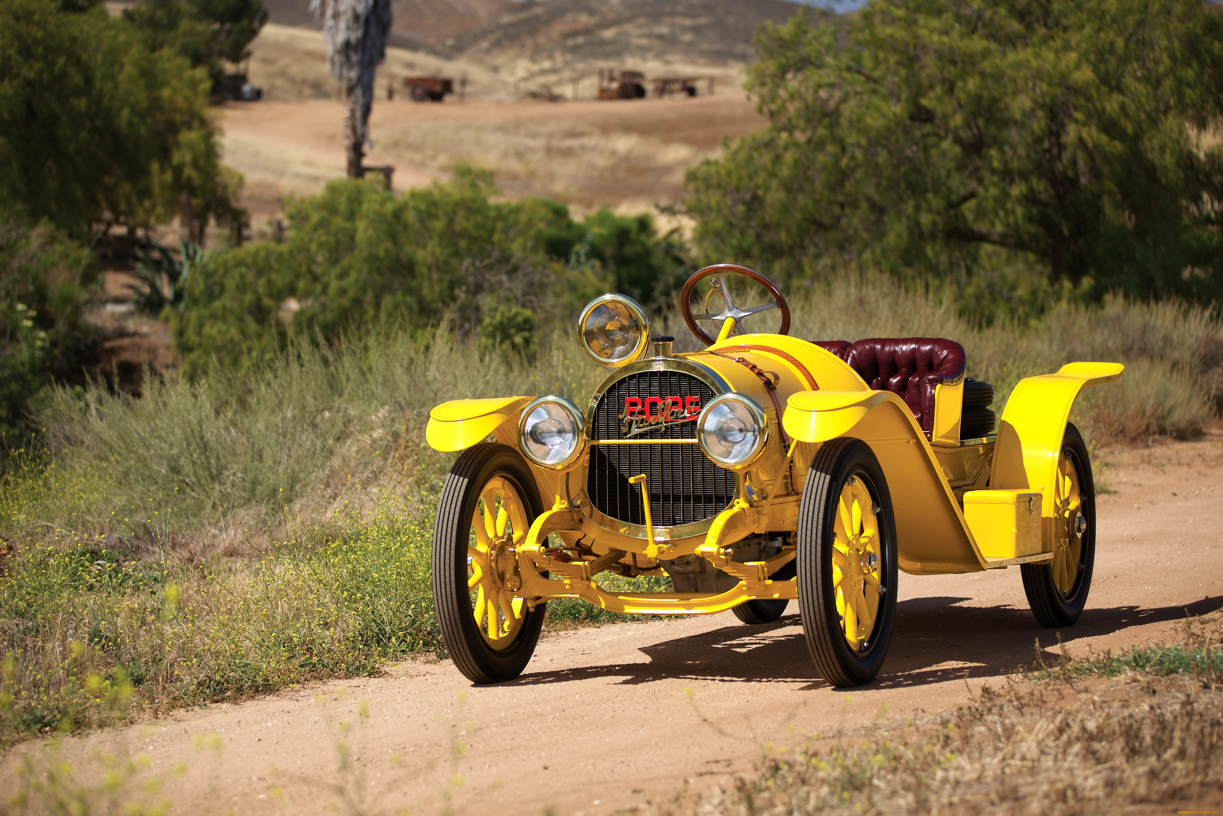автомобили, классика, model, 31, pope-hartford, 1913г, желтый, roadster, portola
