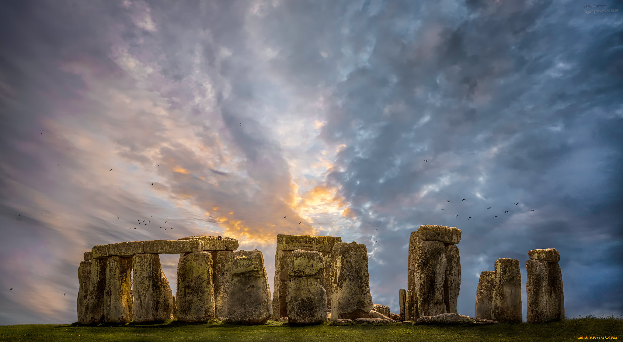 stonehenge, города, -, исторические, , архитектурные, памятники, мегалиты, обсерваатория