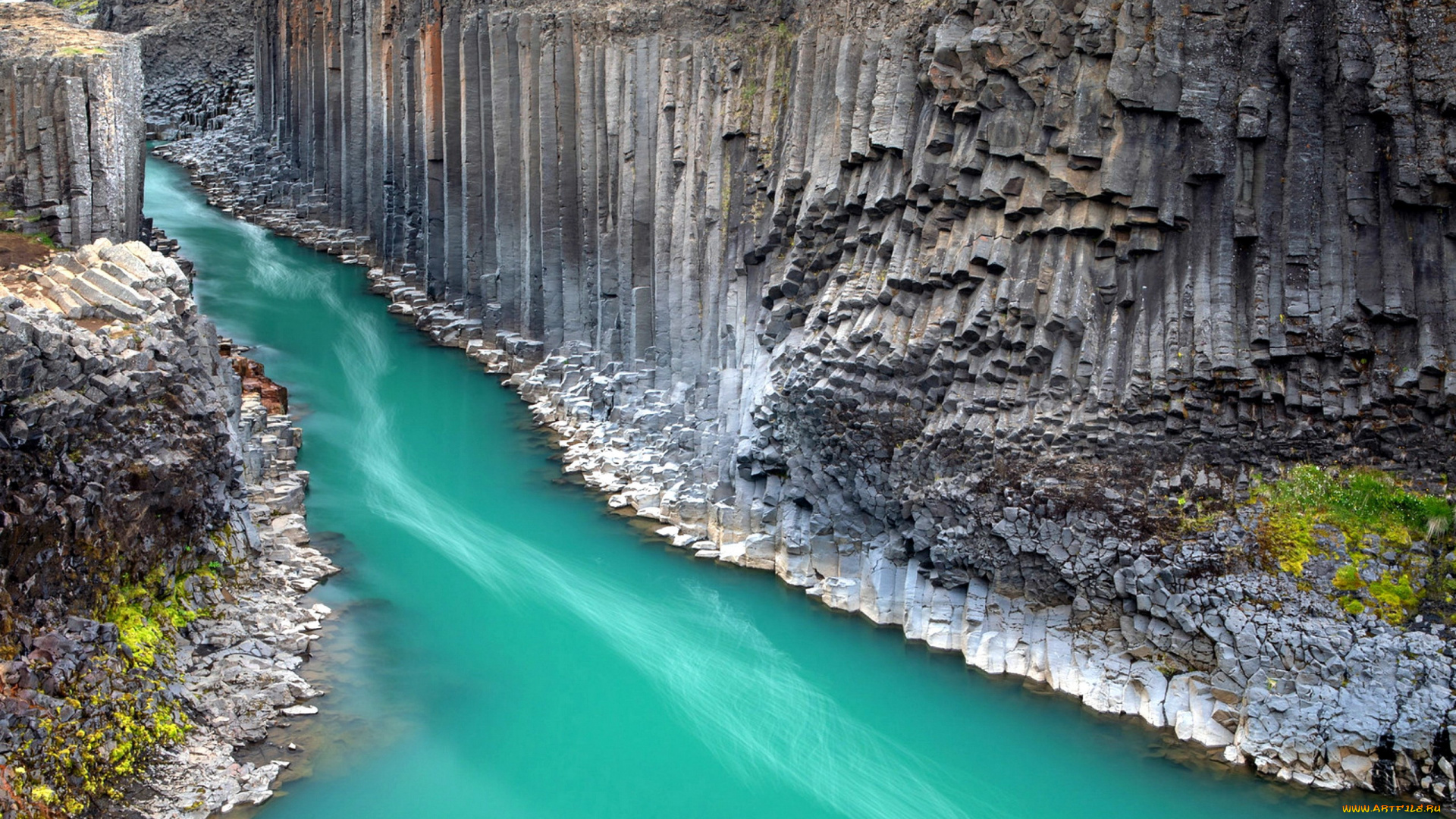 stuolagil, canyon, iceland, природа, реки, озера, stuolagil, canyon