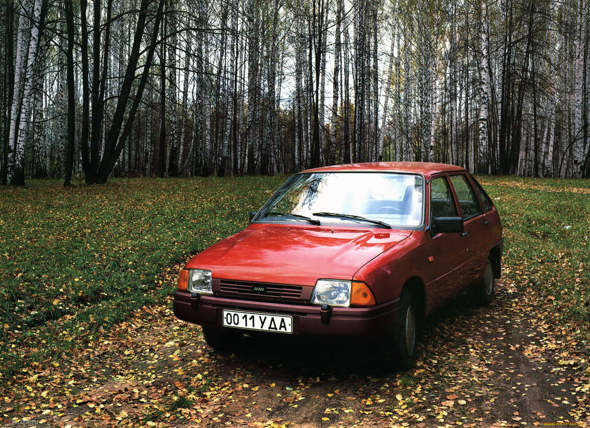 иж-, 2126, автомобили, москвич, иж-, 2126, ода, автомобиль, красный, лес