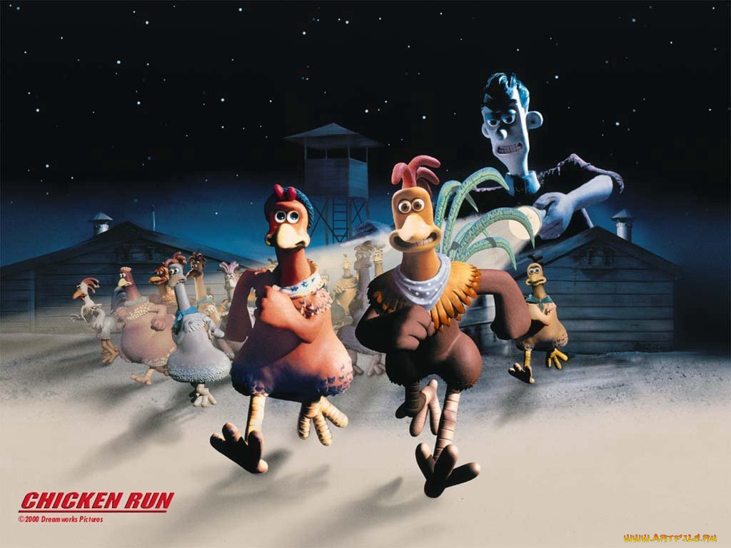 мультфильмы, chicken, run