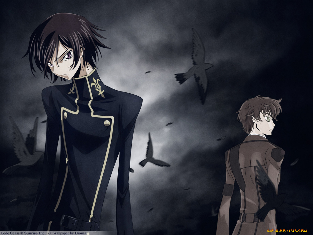 аниме, code, geass