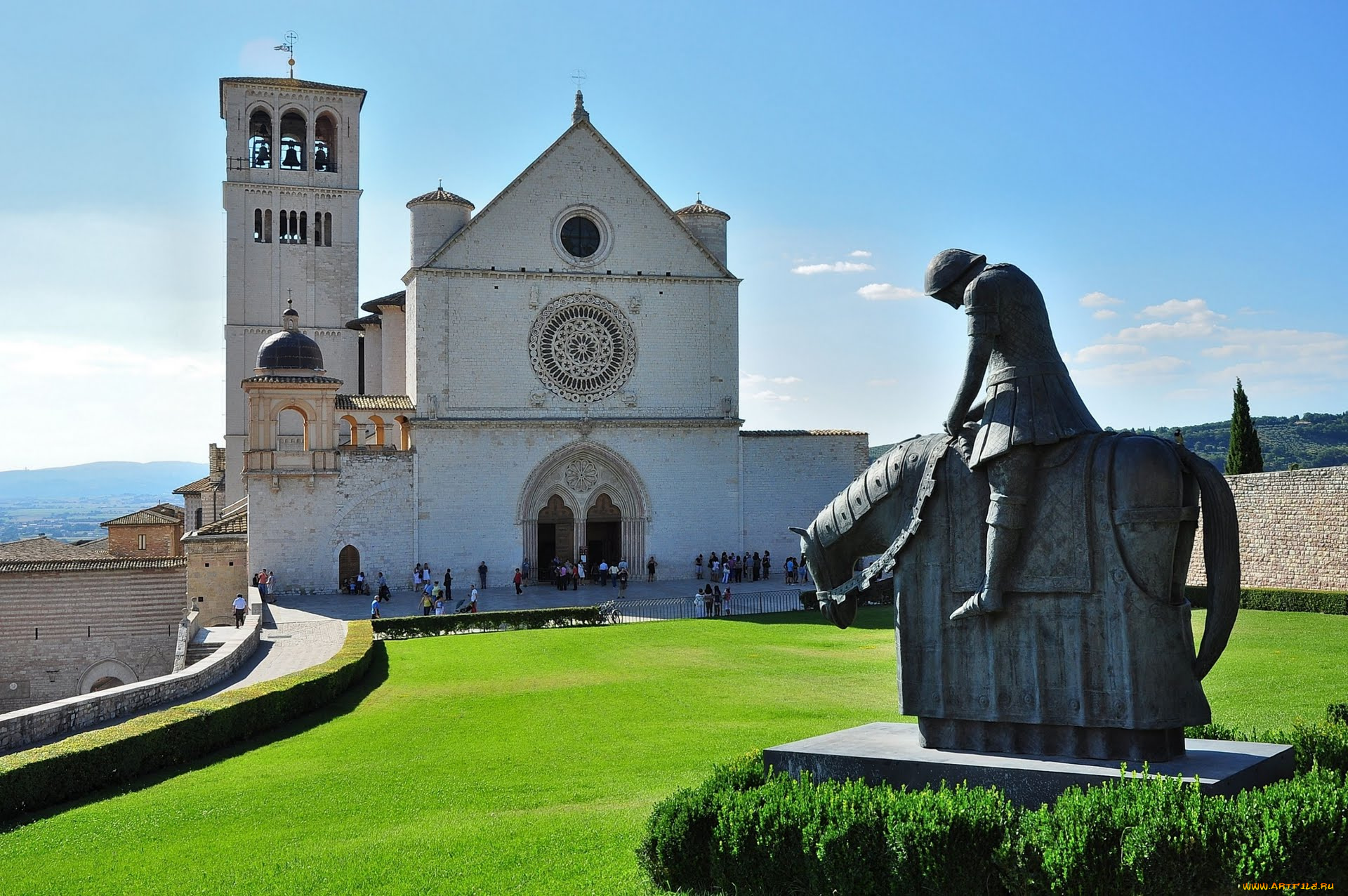 the, papal, basilica, of, st, francis, assisi, города, католические, соборы, костелы, аббатства, италия