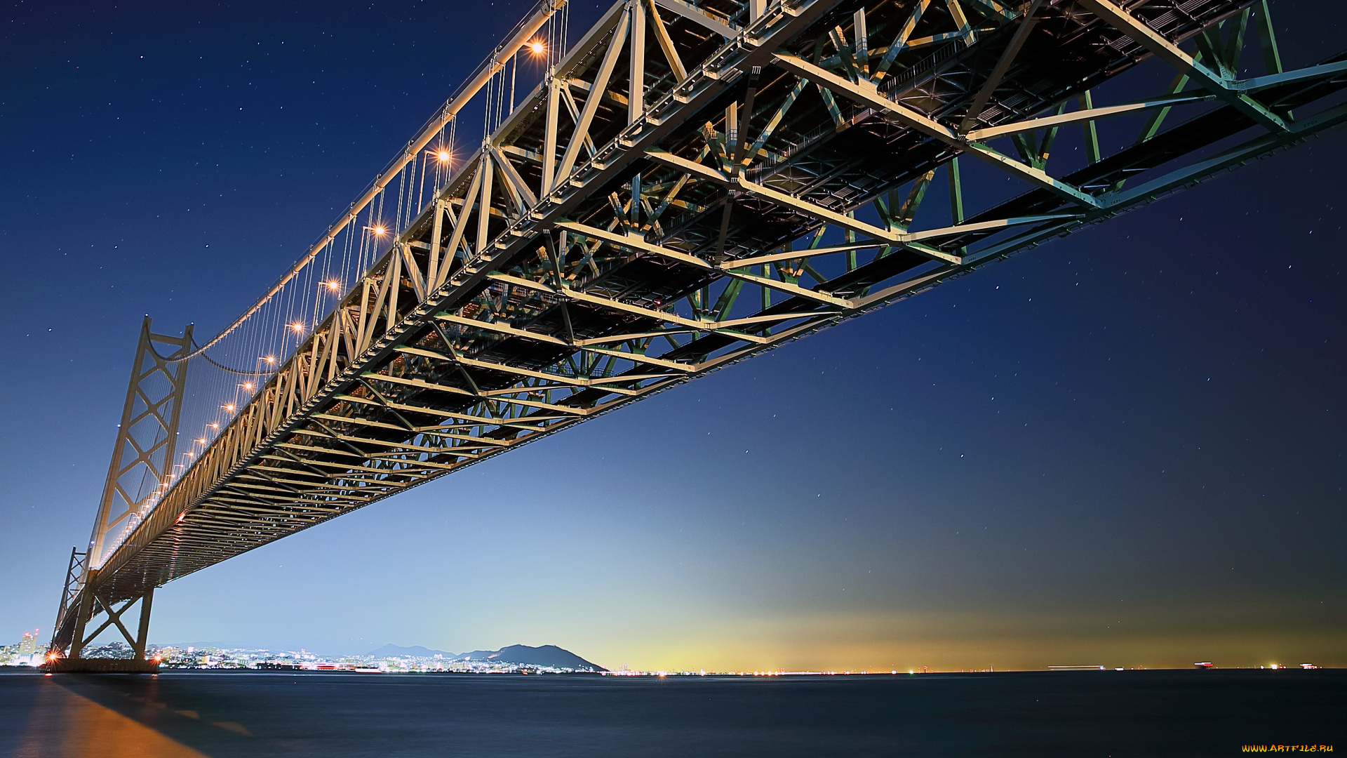 akashi, kaikyo, bridge, , japan, города, -, мосты, мост, акаси-кайкё, japan, akashi, kaikyo, bridge, Япония, пролив, акаси, strait