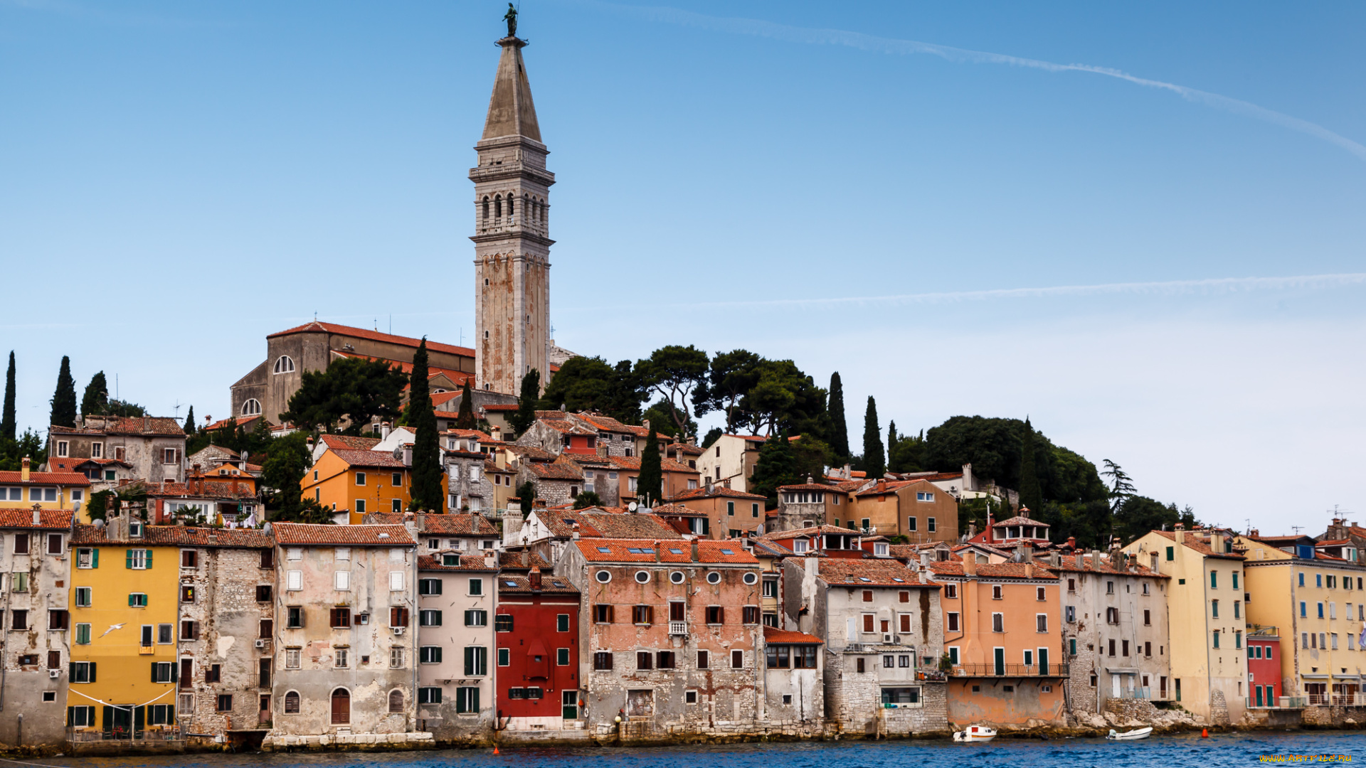 rovinj, , croatia, города, -, улицы, , площади, , набережные, istria, croatia, saint, euphemia, cathedral, ровинь, adriatic, sea, истрия, хорватия, адриатическое, море, здания, собор, панорама