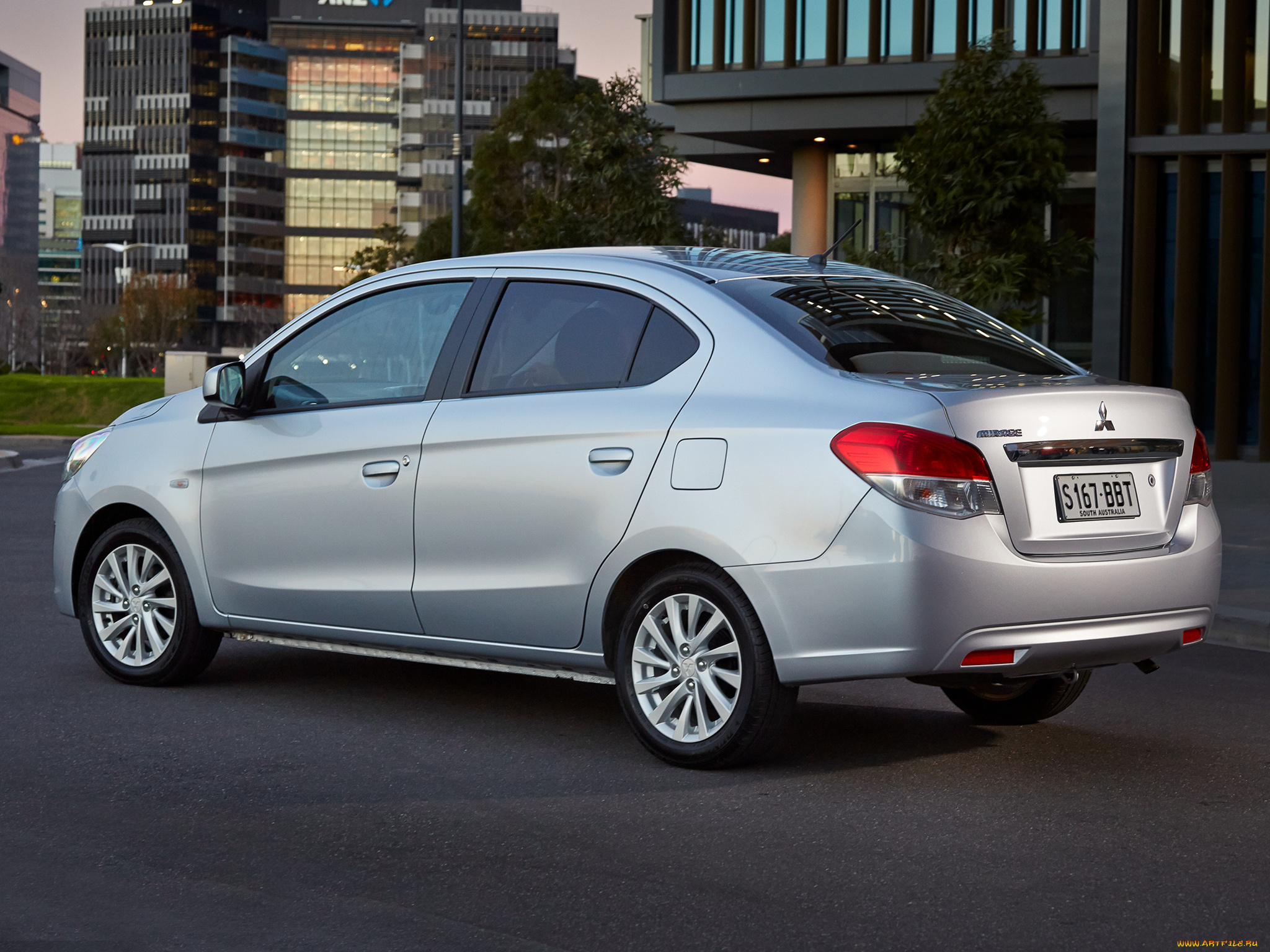 автомобили, mitsubishi, mirage, 2014г, au-spec, sedan