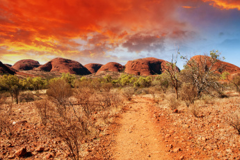 Картинка природа горы австралия небо
