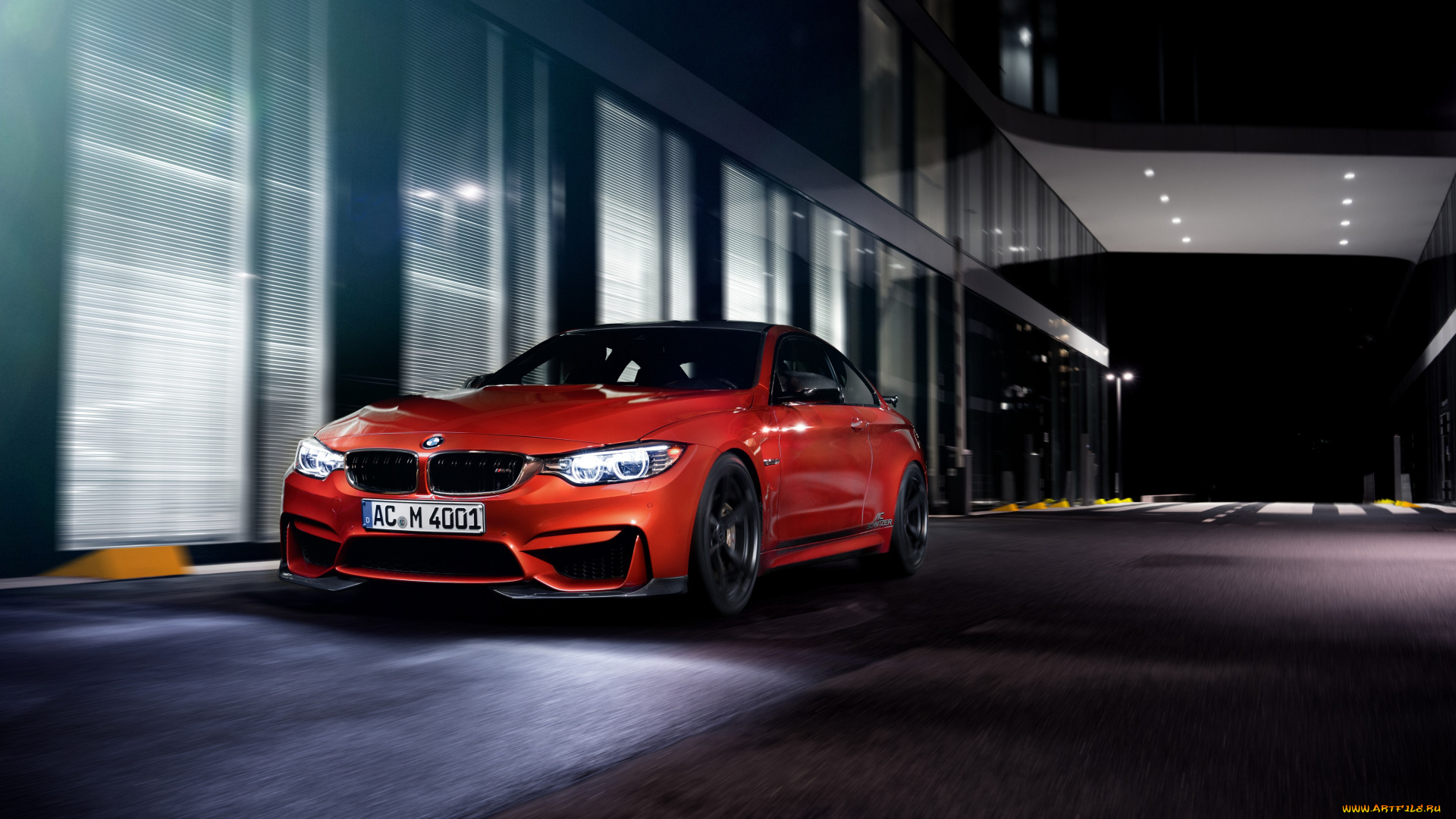 автомобили, bmw, красный, 2014г, coupе, m4, schnitzer, ac, f82