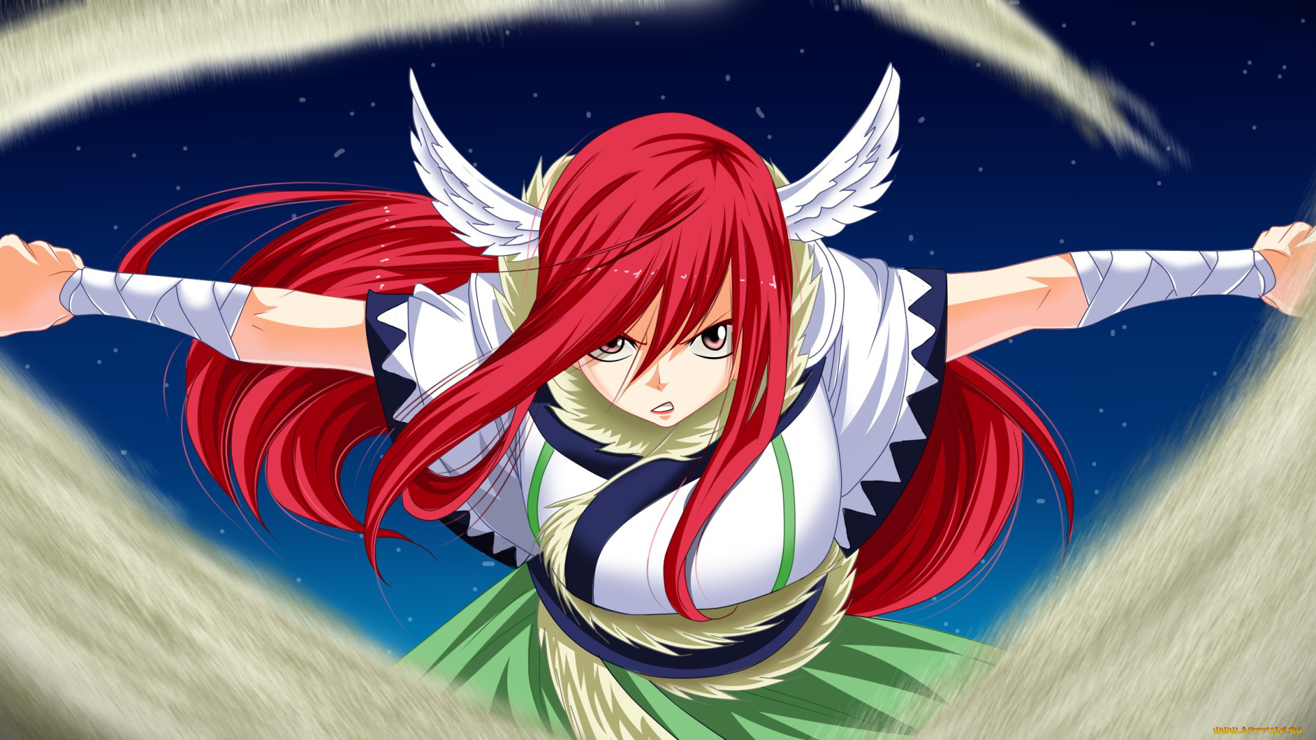 аниме, fairy, tail, by, jazminmtz, erza, manga, anime, fairy, tail, blade, sword, ken, japanese