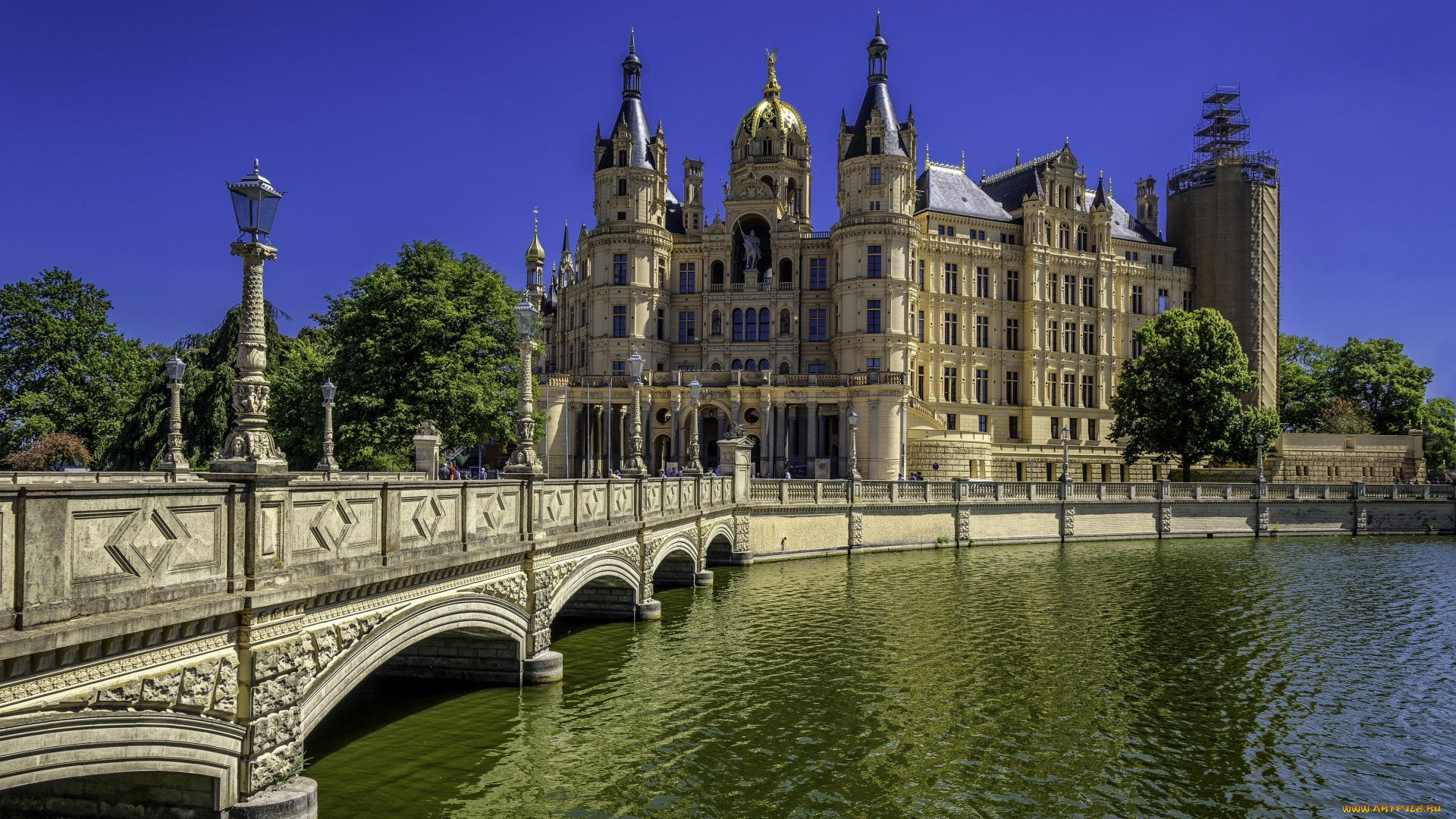 schwerin, castle, города, замок, шверин, , германия, schwerin, castle