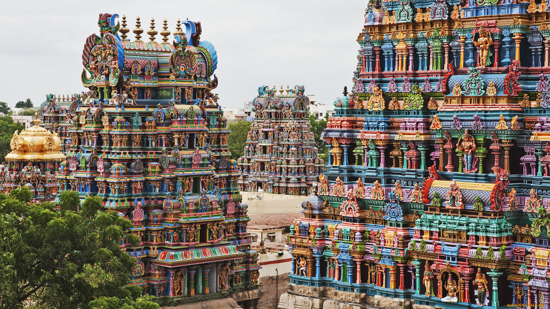 meenakshi, temple, города, буддистские, другие, храмы, мадурае, индия, храм