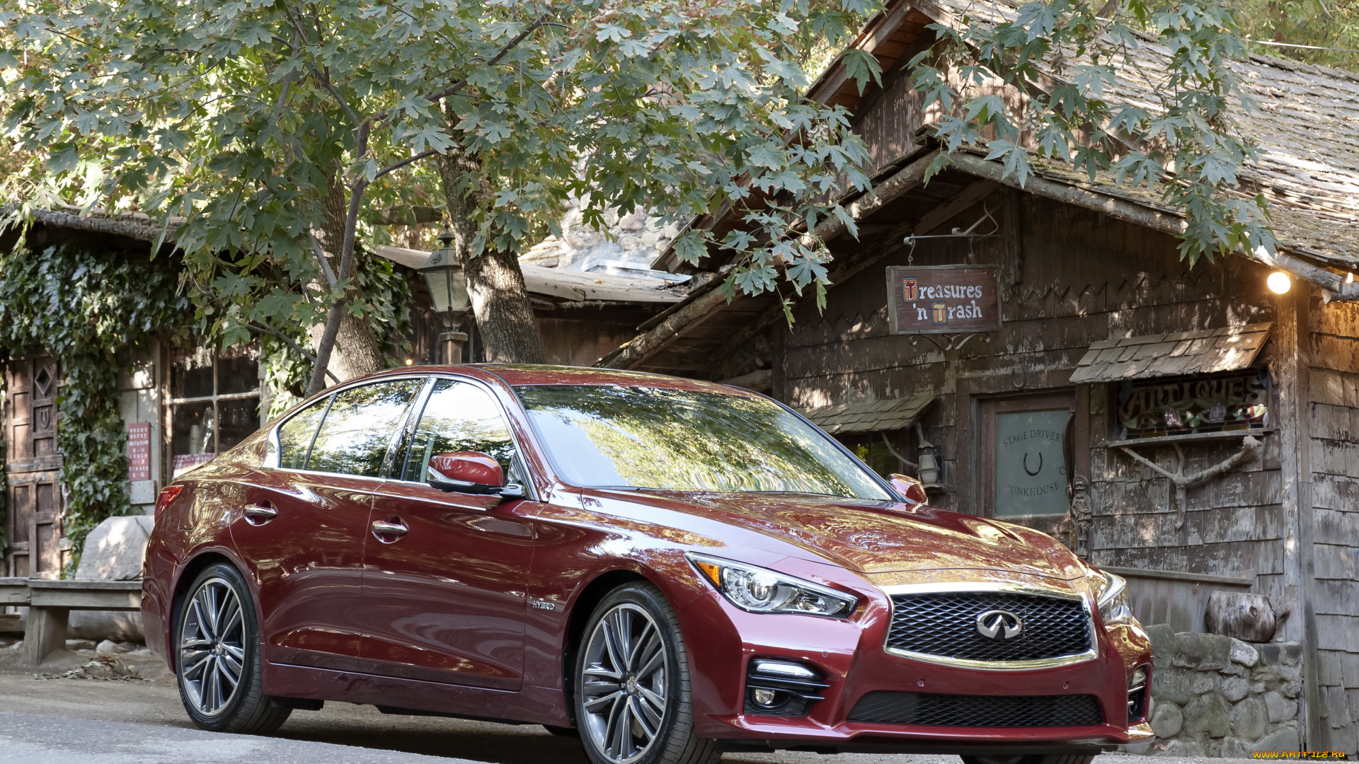 2013, infiniti, q50s, автомобили, дорожка, дом