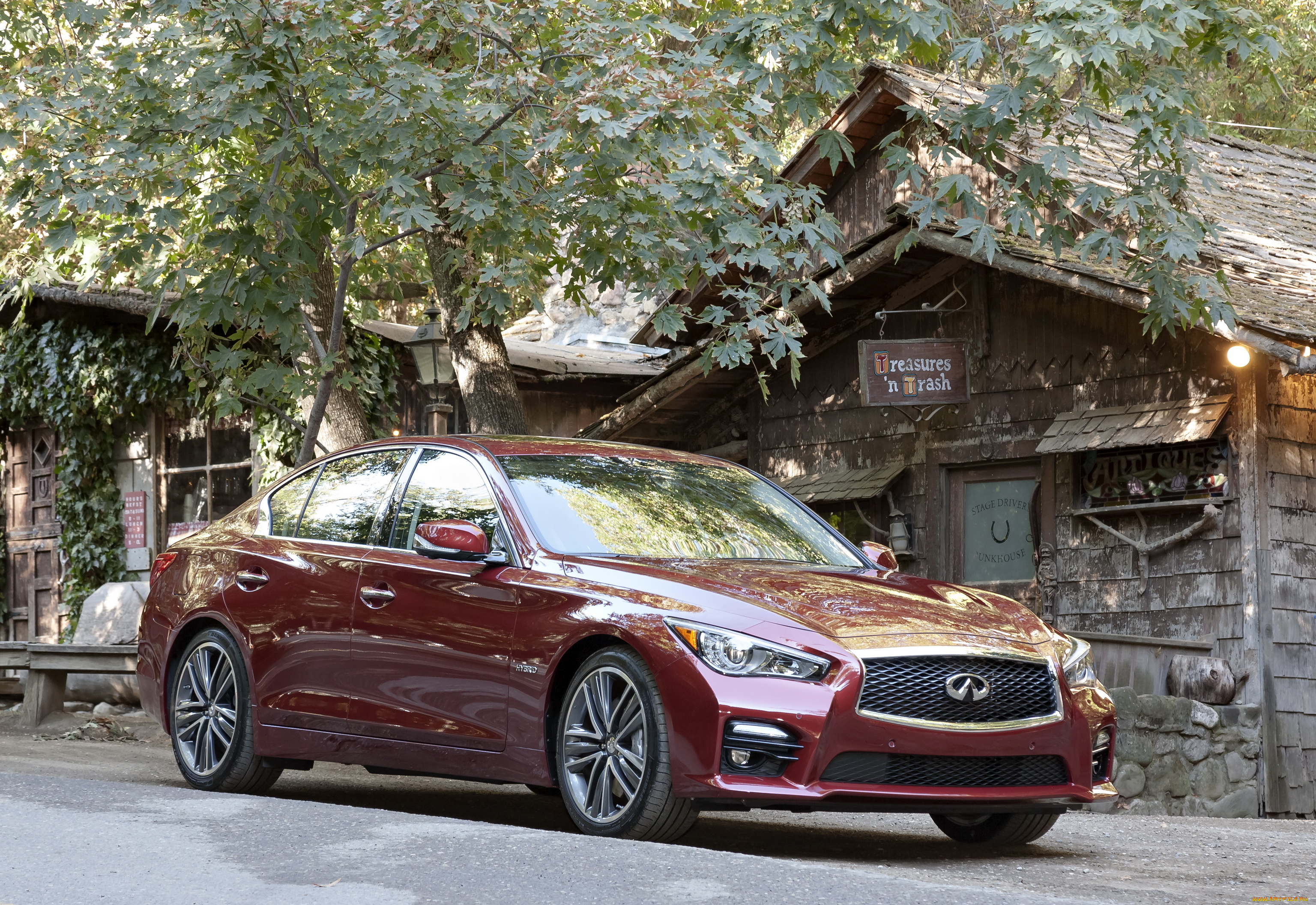 2013, infiniti, q50s, автомобили, дорожка, дом