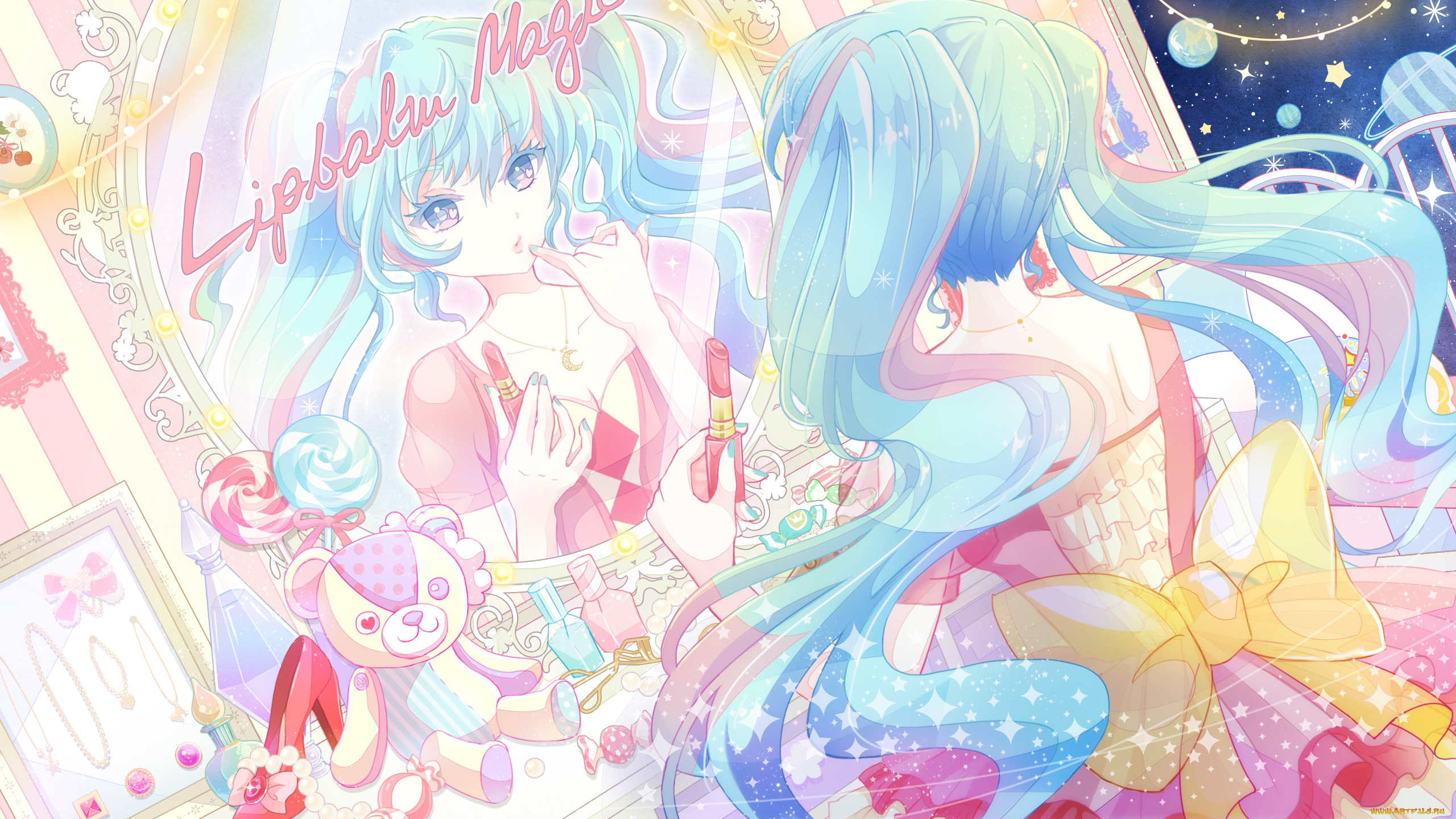 аниме, vocaloid, hatsune, miku