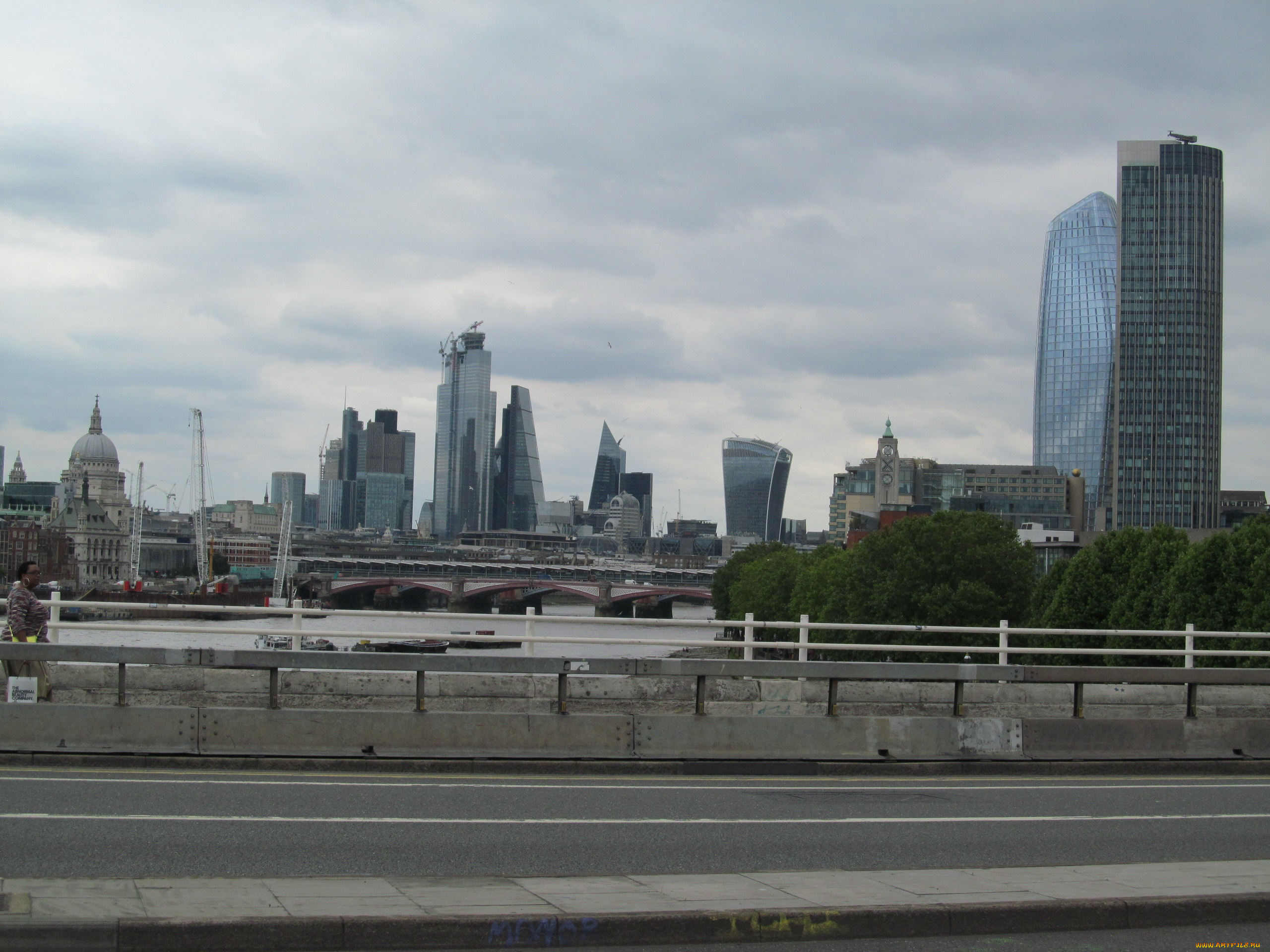 города, лондон, , великобритания, waterloo, skyscrapers