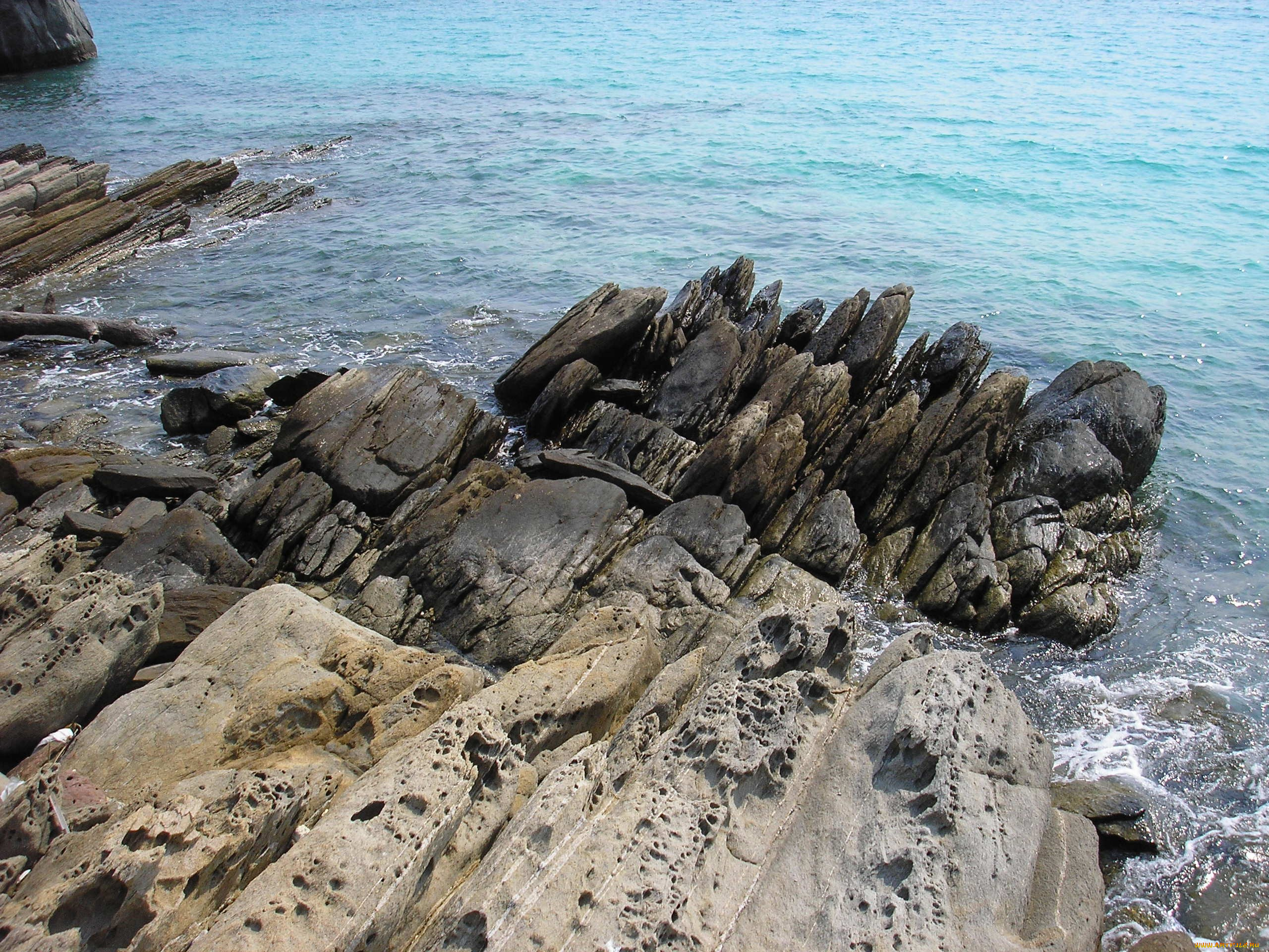 природа, побережье, море, камни, берег, скалы