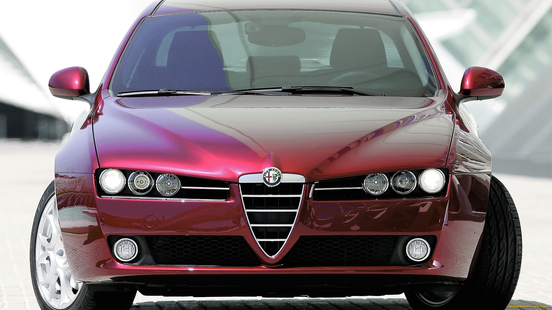 автомобили, alfa, romeo, красный