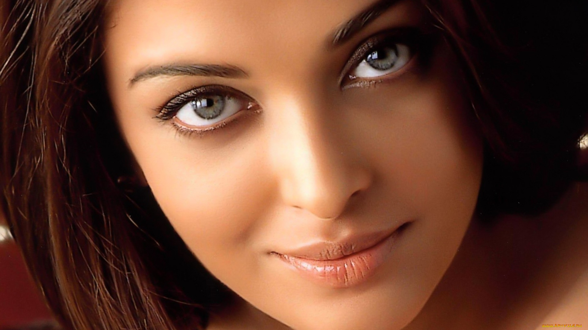 девушки, aishwarya, rai, актриса, шатенка, лицо