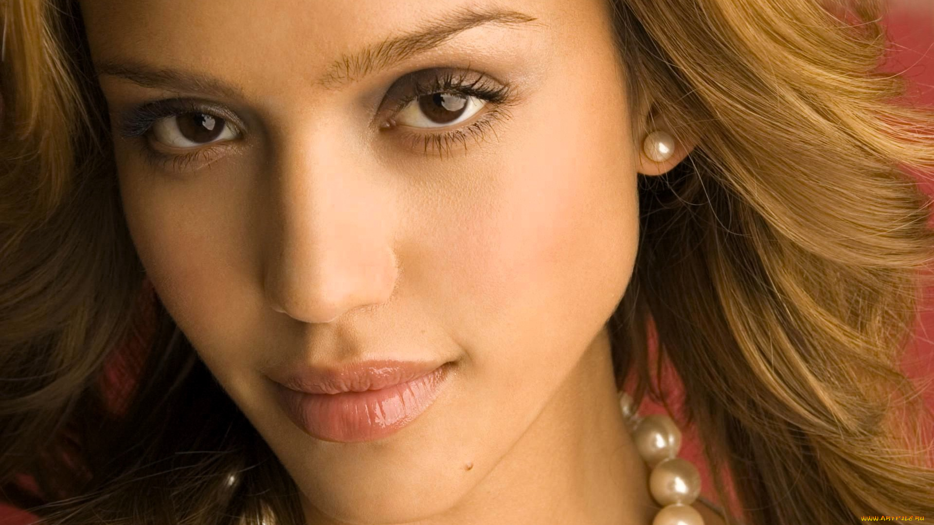 девушки, jessica, alba, актриса, лицо